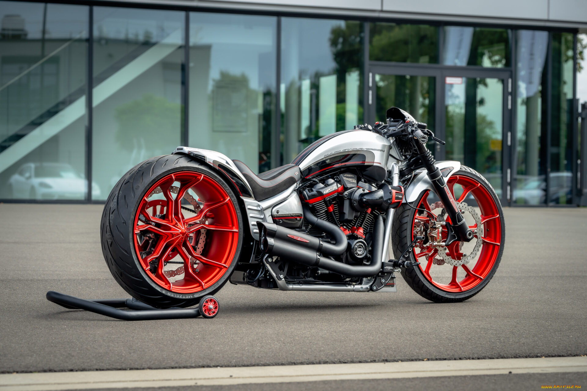 мотоциклы, harley-davidson, softail, breakout, customized, custombikes, gp-weissach