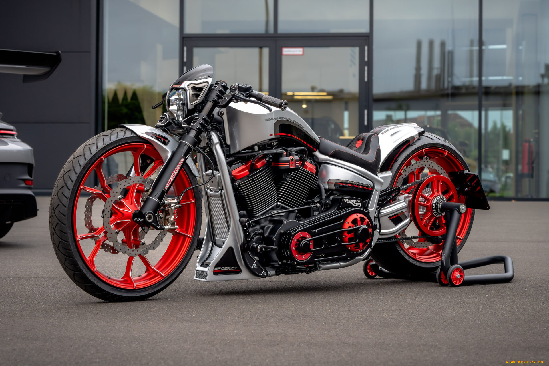 мотоциклы, harley-davidson, softail, breakout, customized, custombikes, gp-weissach