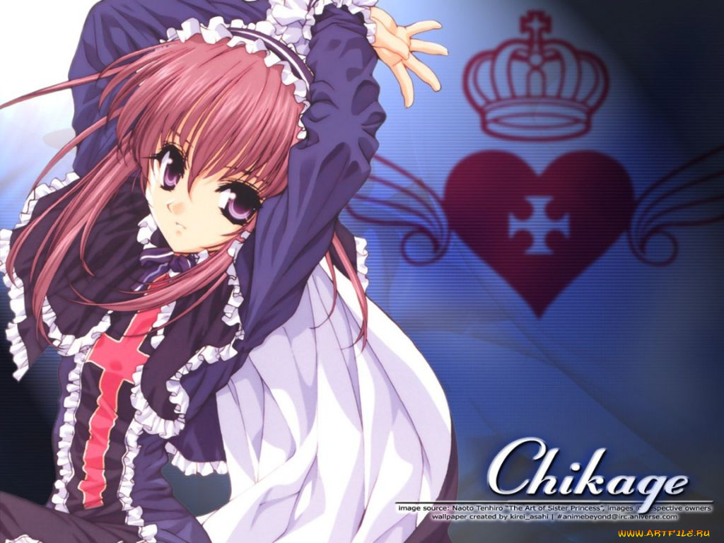 аниме, sister, princess