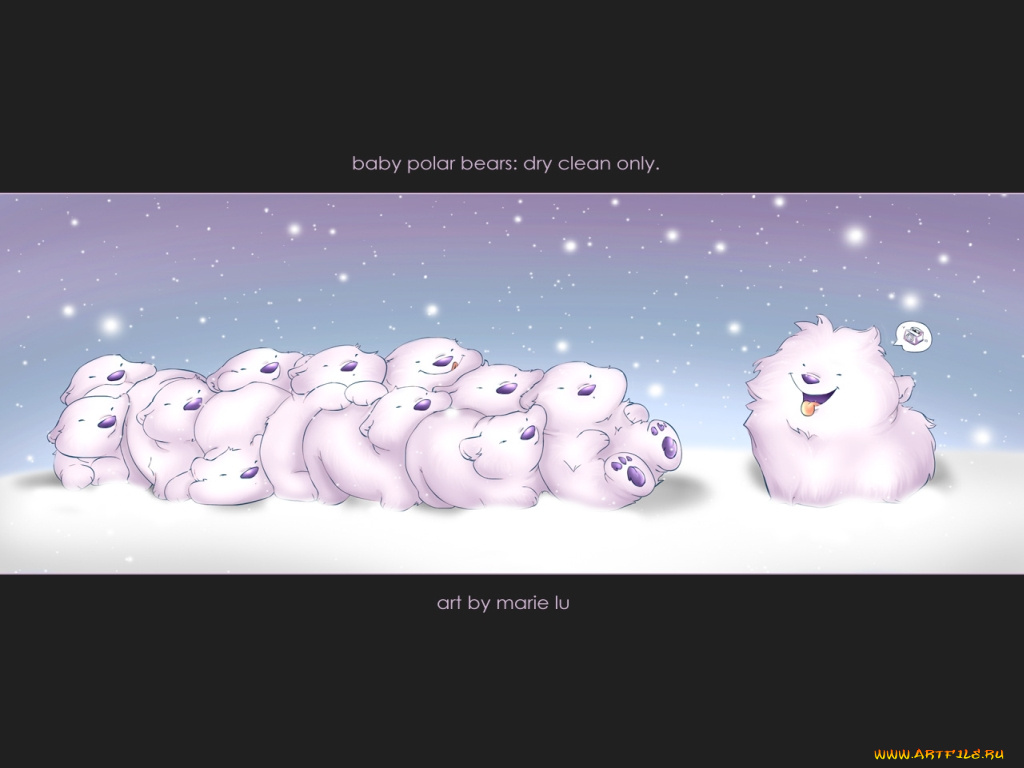 рисованные, животные, медведь