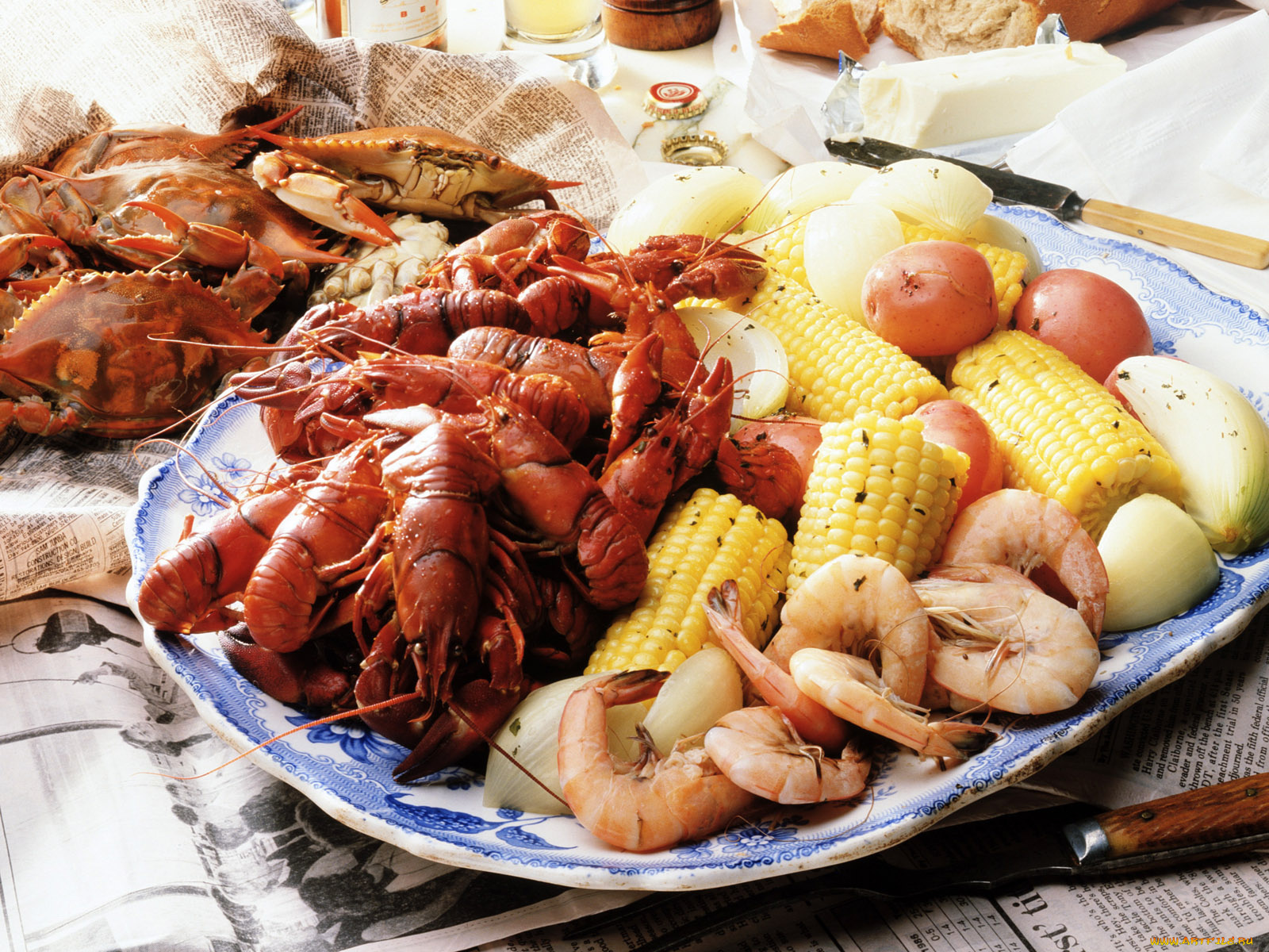 еда, рыбные, блюда, морепродуктами