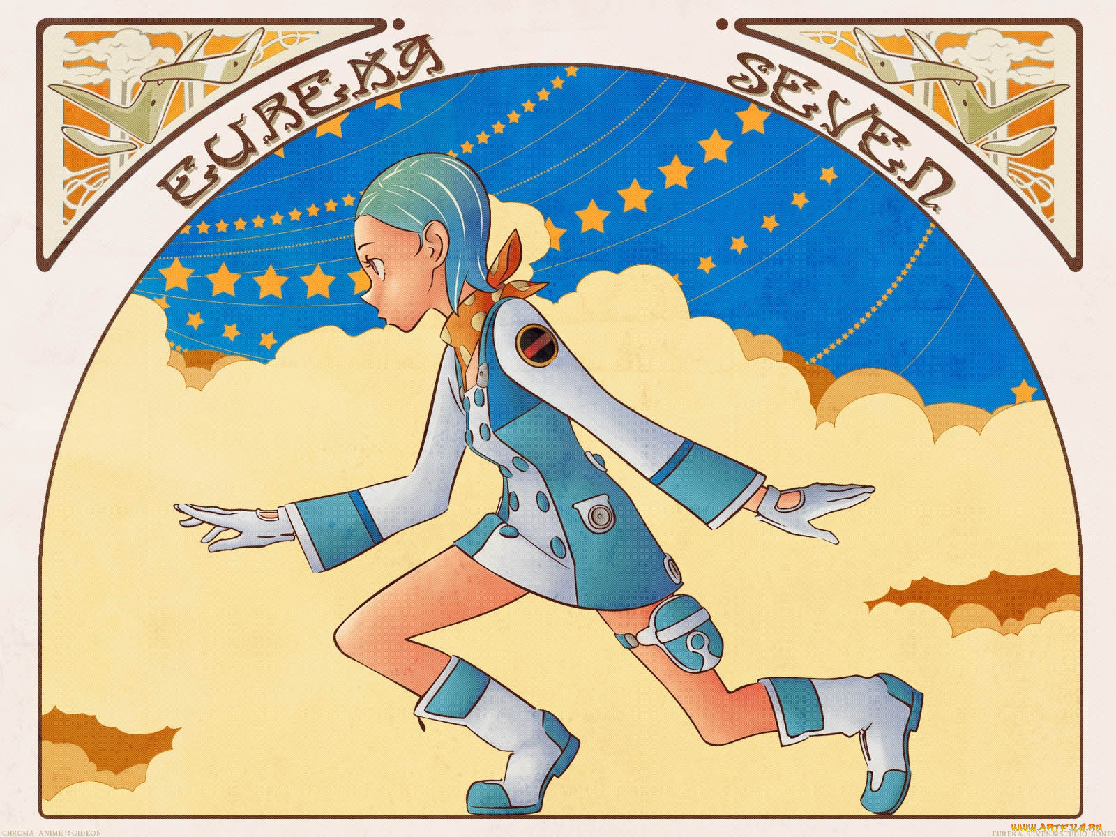 аниме, eureka, seven