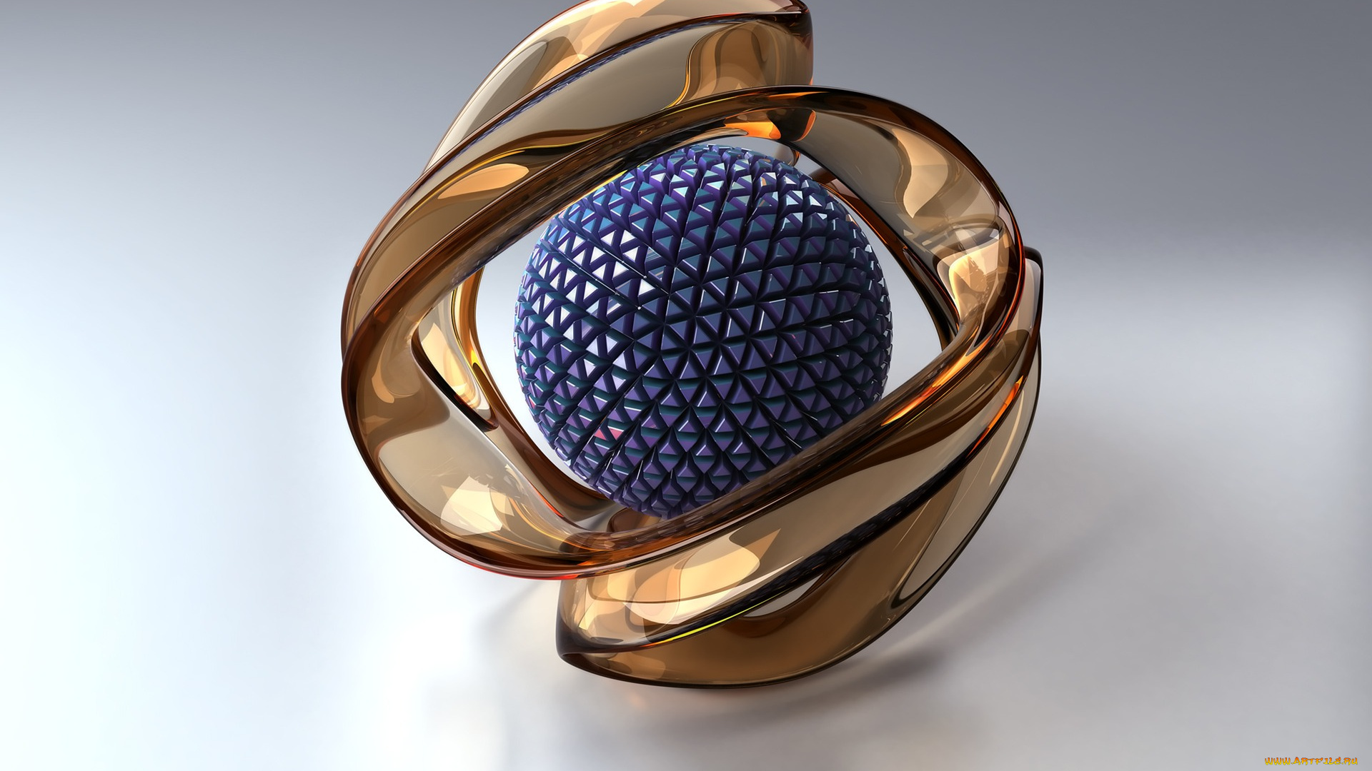 3д, графика, шары