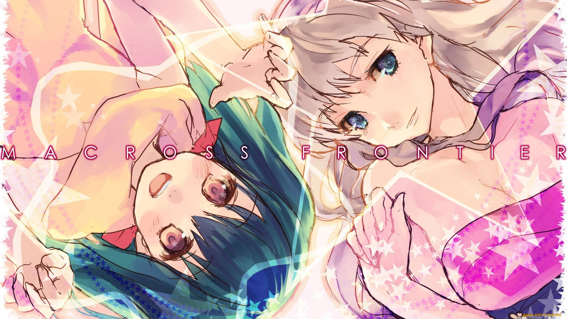 аниме, macross, frontier