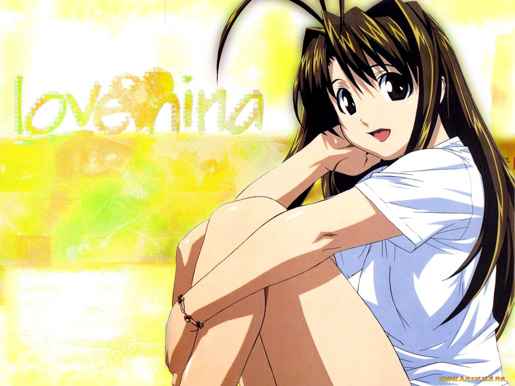 аниме, love, hina