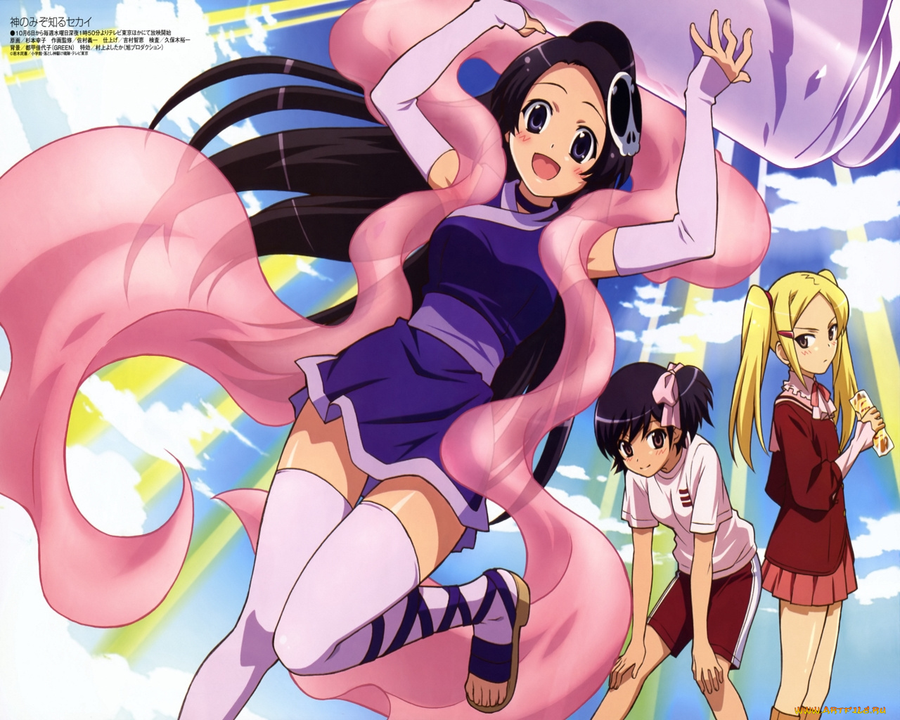 аниме, kami, nomi, zo, shiru, sekai, elsea, de, lute, irma