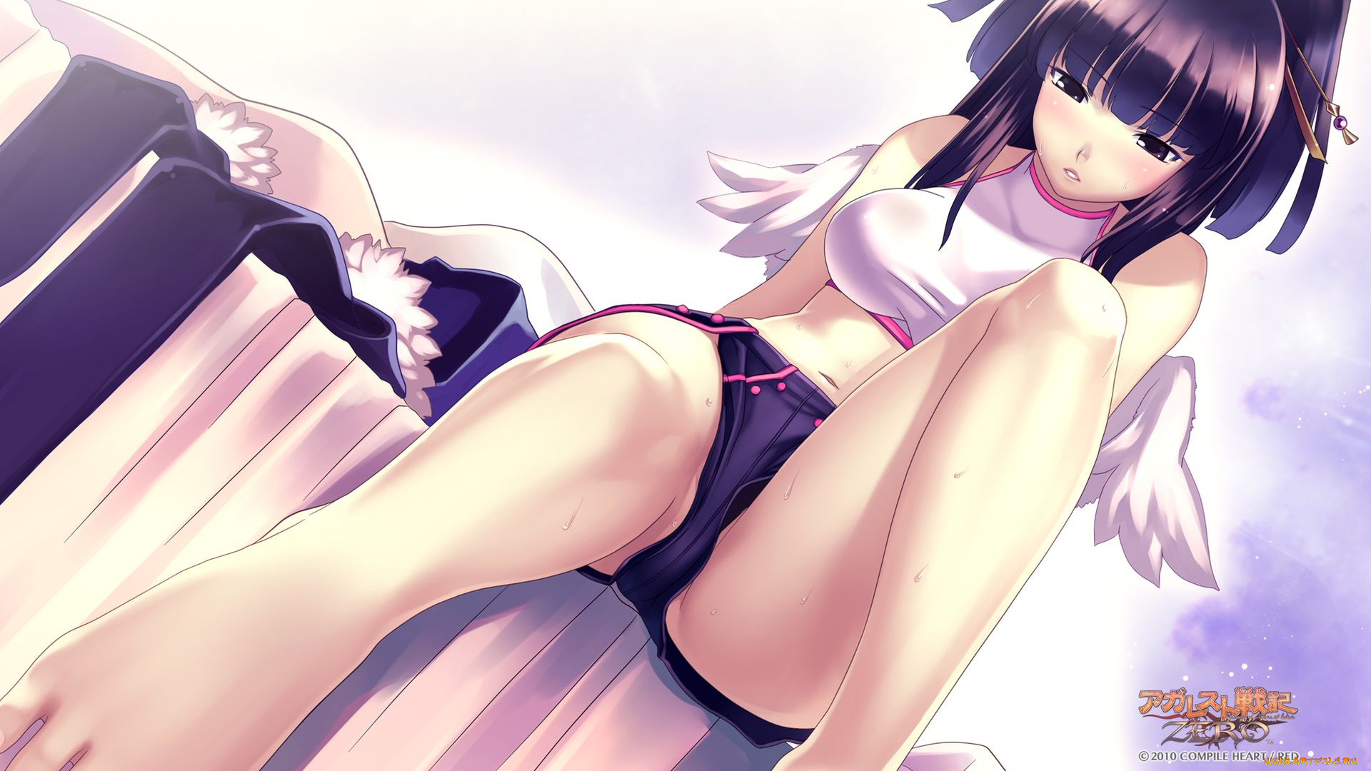 аниме, angels, demons, ангел, ножки