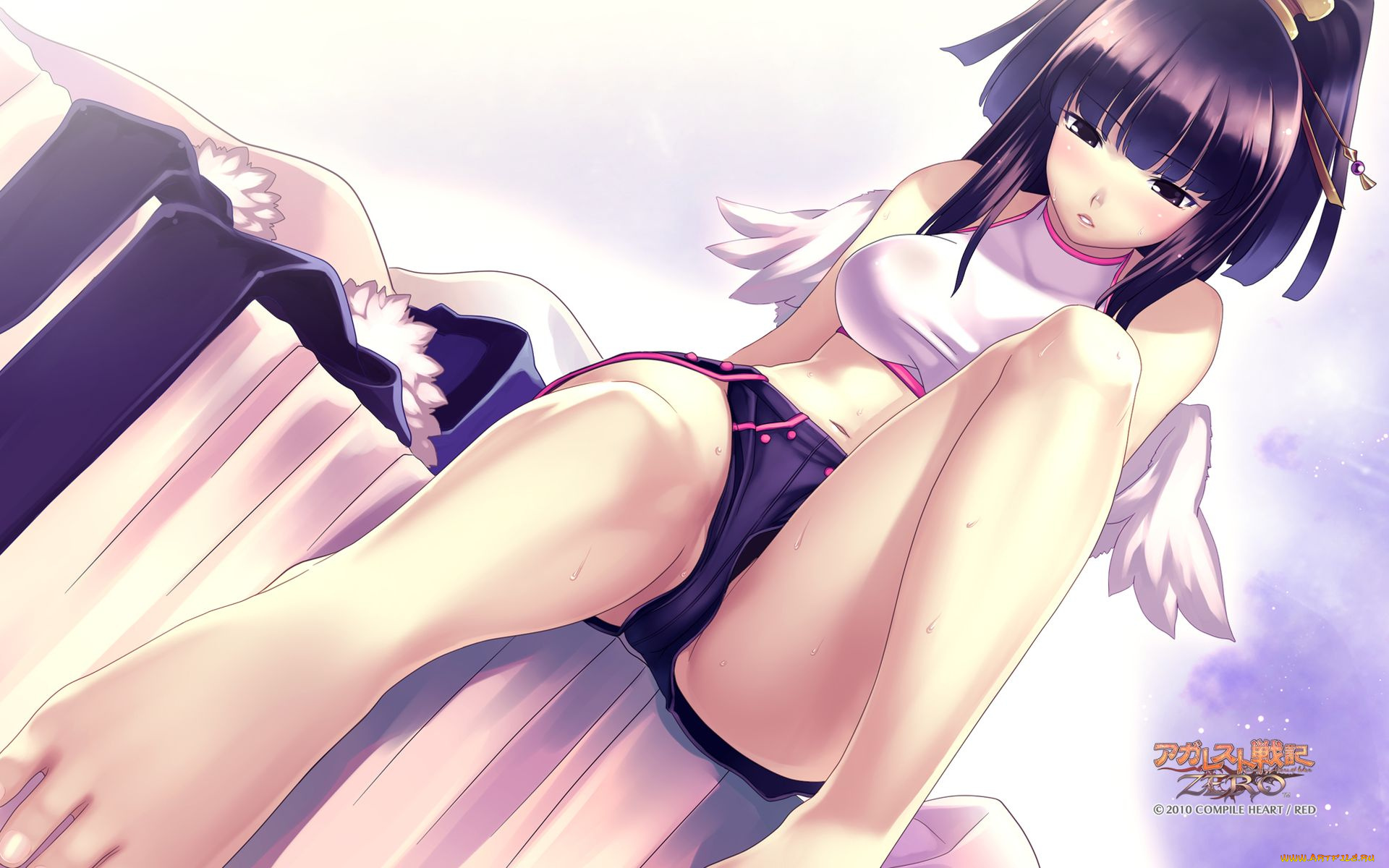 аниме, angels, demons, ангел, ножки