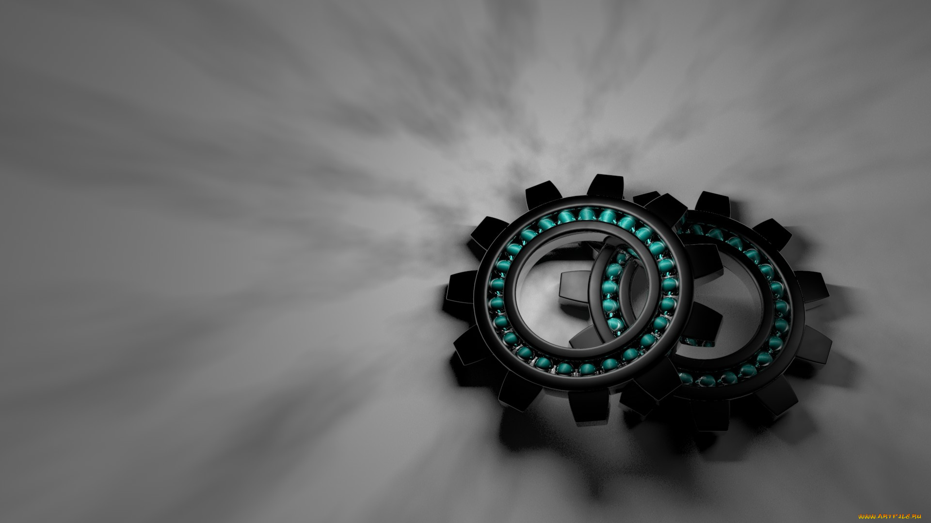 3д, графика, другое, шестерни