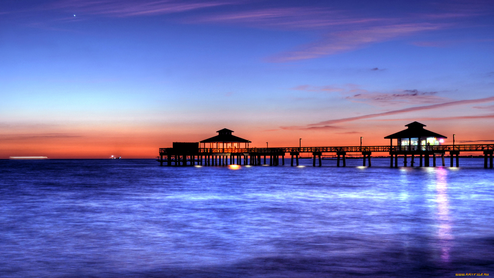 природа, моря, океаны, закат, море