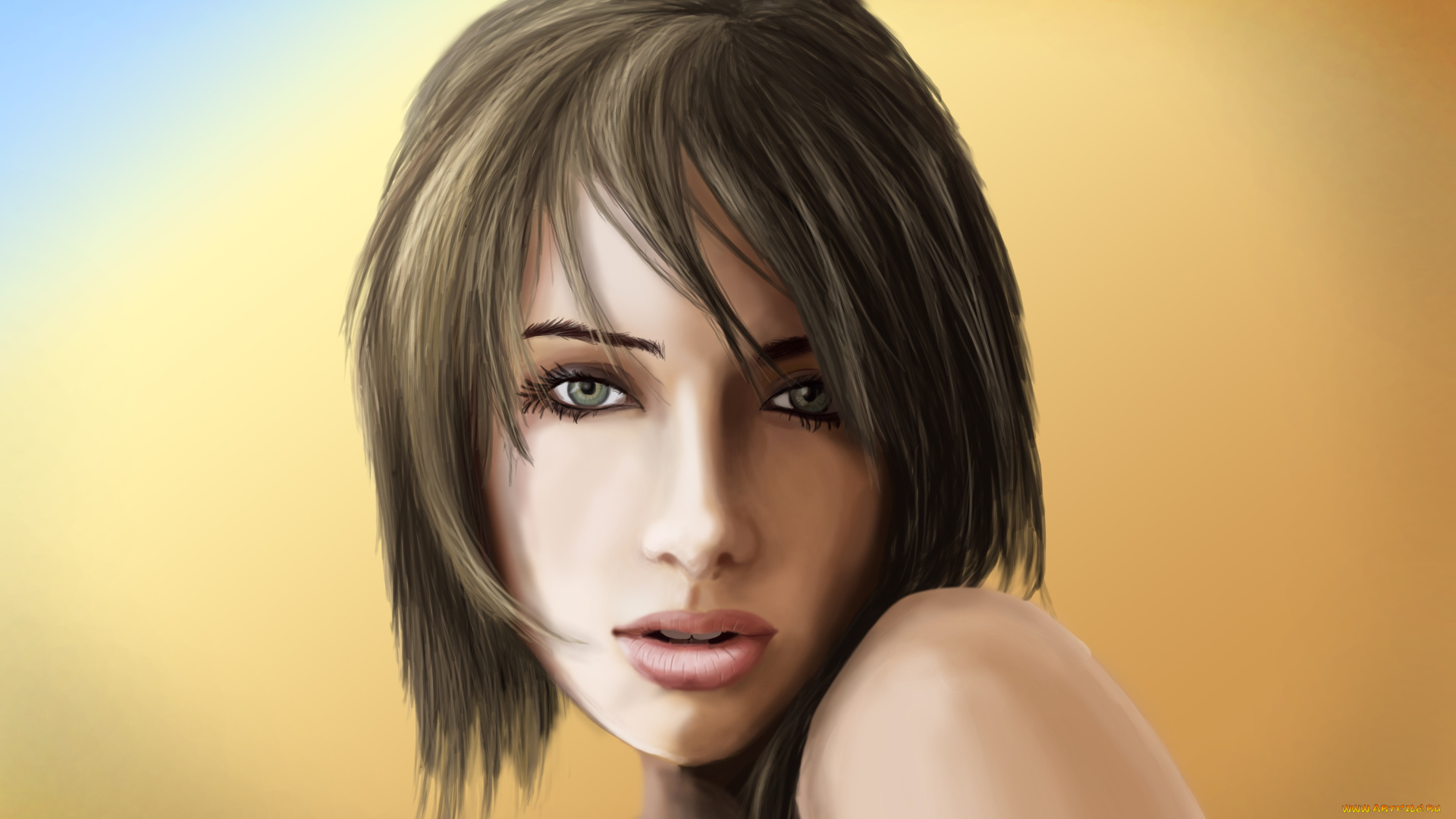 susan, coffey, рисованные, люди, девушка