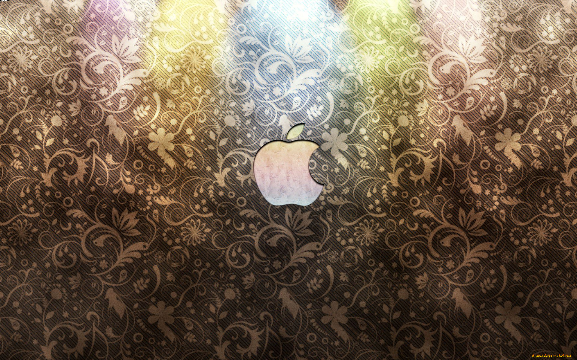 компьютеры, apple, логотип, яблоко, фон