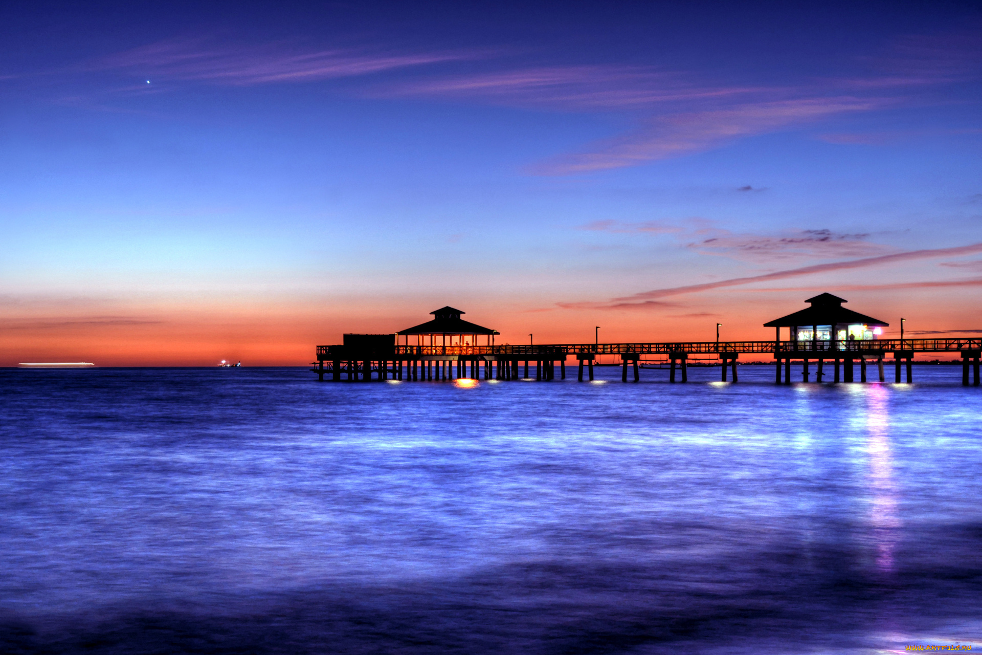 природа, моря, океаны, закат, море