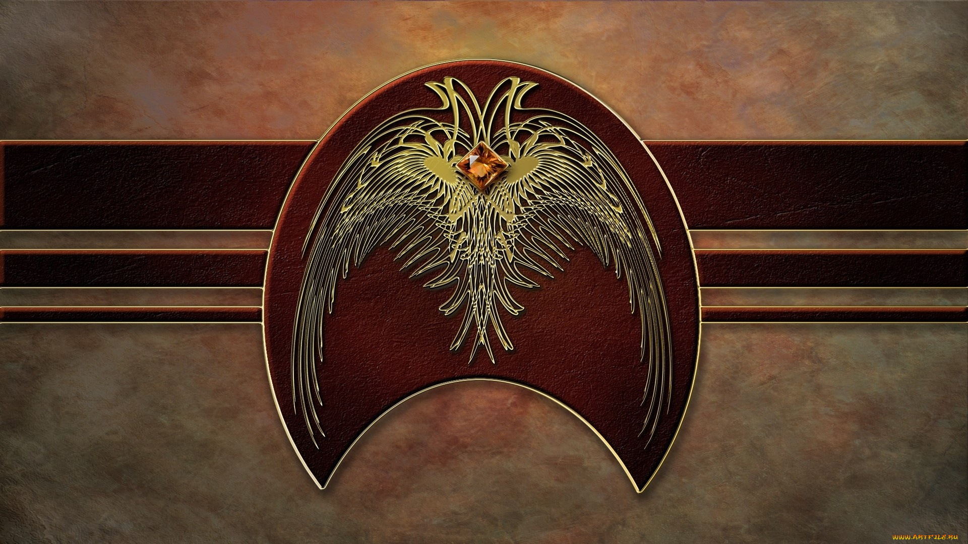 3д, графика, abstract, абстракции, птица, крылья, стена