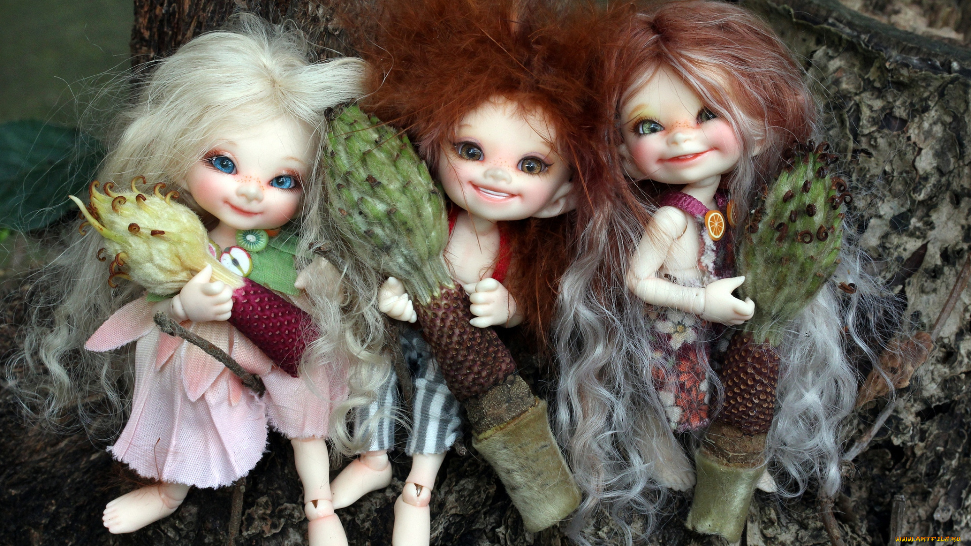 разное, игрушки, эльфы, куклы