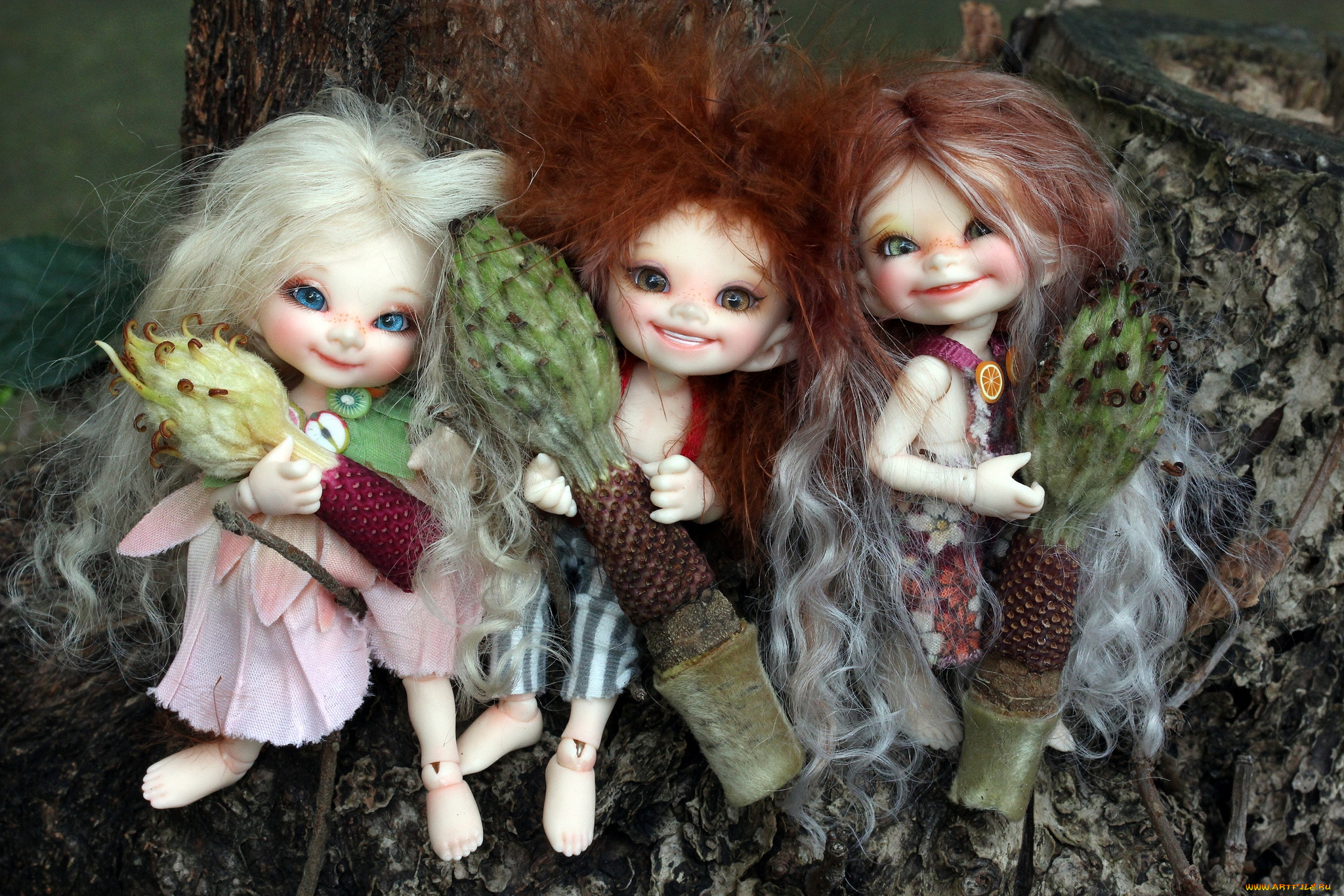 разное, игрушки, эльфы, куклы