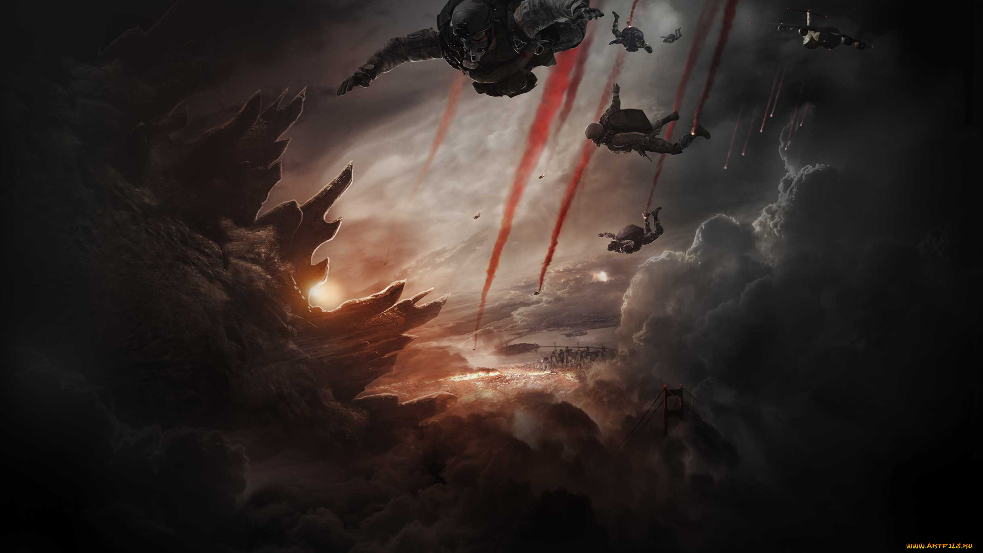 godzilla, кино, фильмы, godzilla, , 2014, годзилла