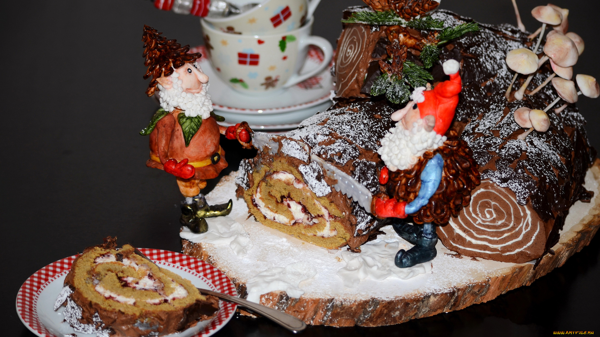 еда, торты, сладости, торт, дизайн, фигурки, новый, год