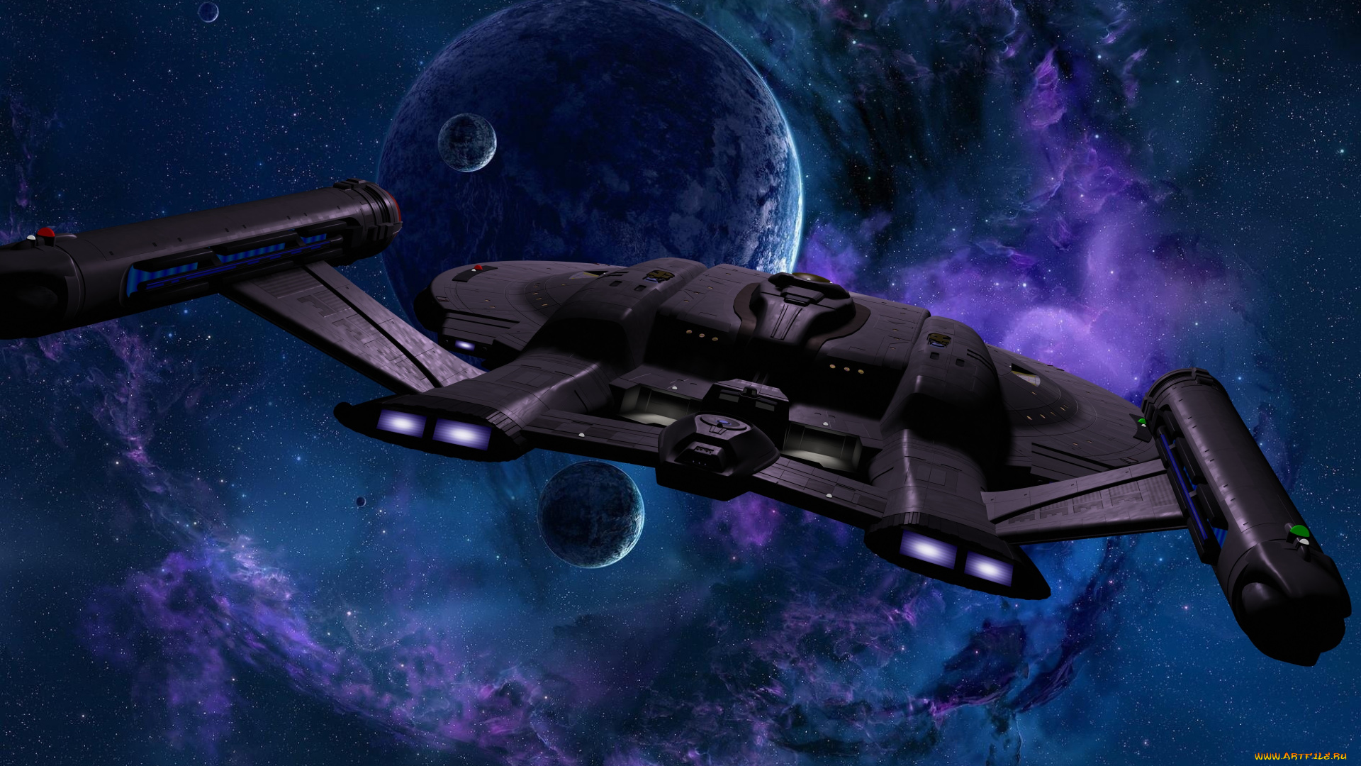 космос, арт, космический, корабль, вселенная, звезды