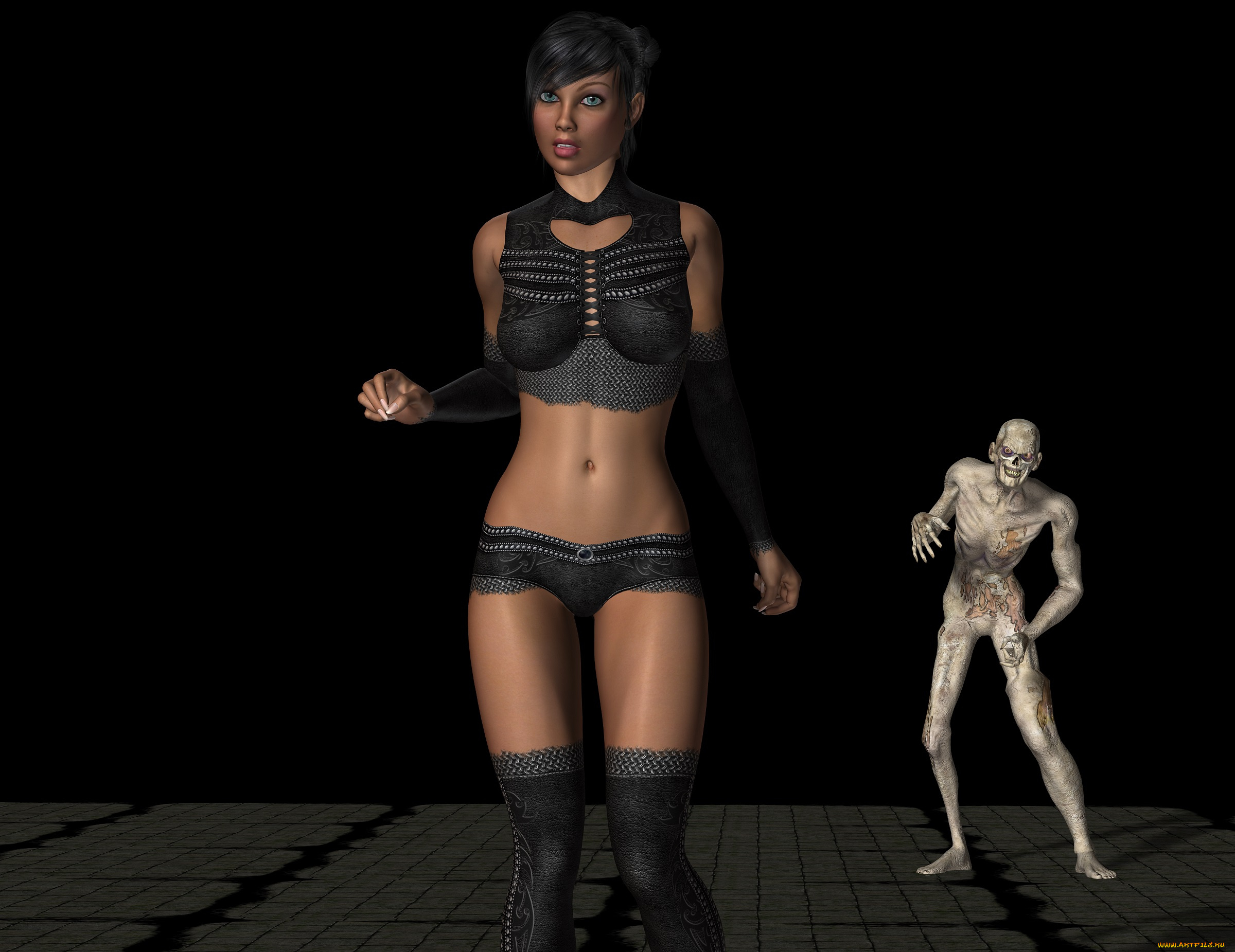 lordsnot, 3д, графика, фантазия, , fantasy, существо, фон, взгляд, девушка