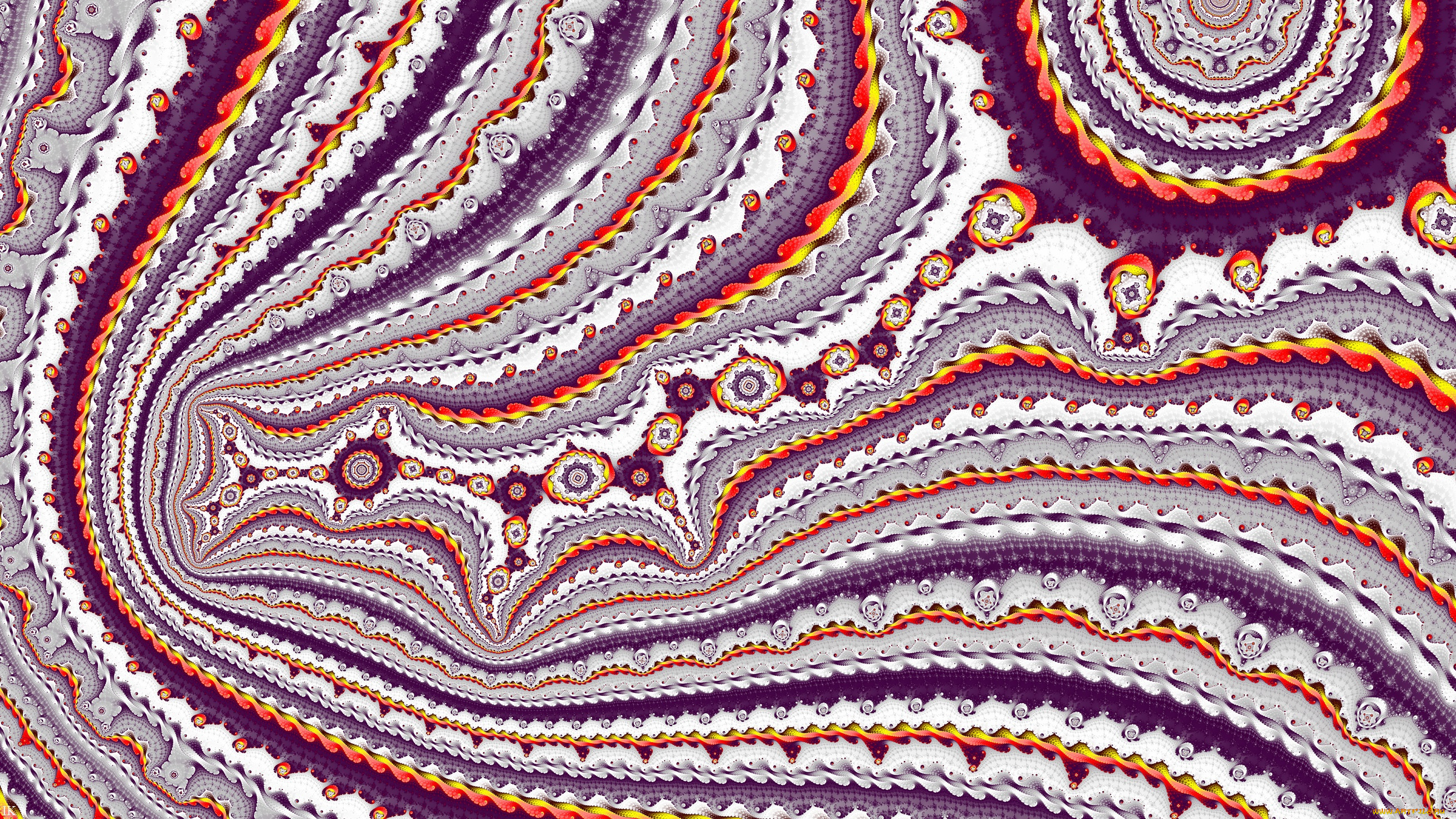 3д, графика, фракталы, , fractal, узор, фон, цвета