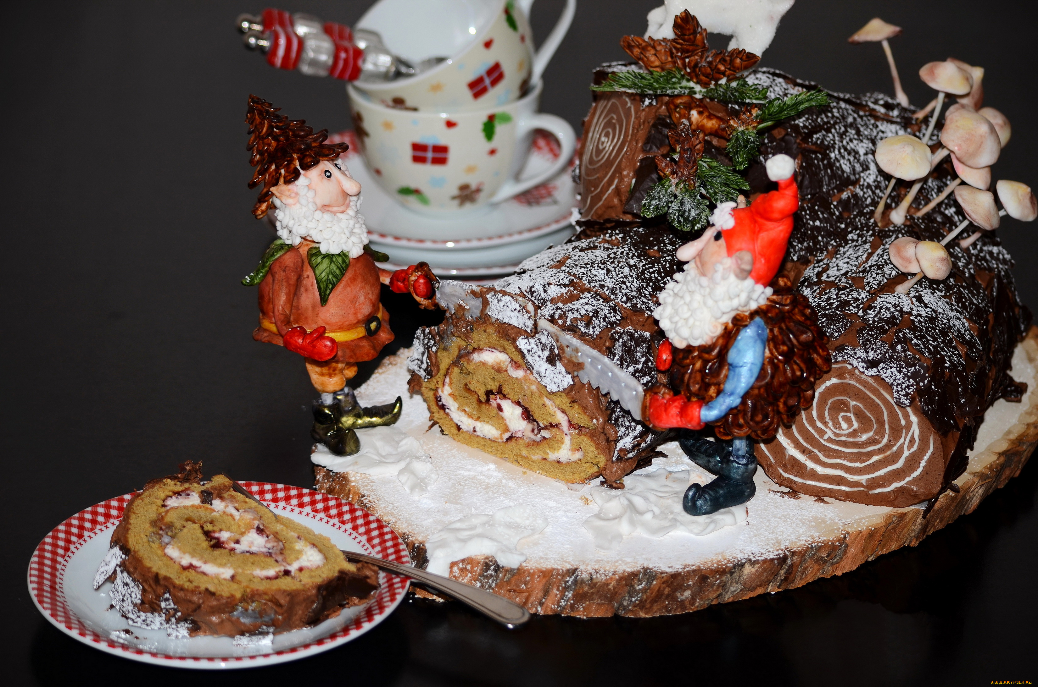 еда, торты, сладости, торт, дизайн, фигурки, новый, год