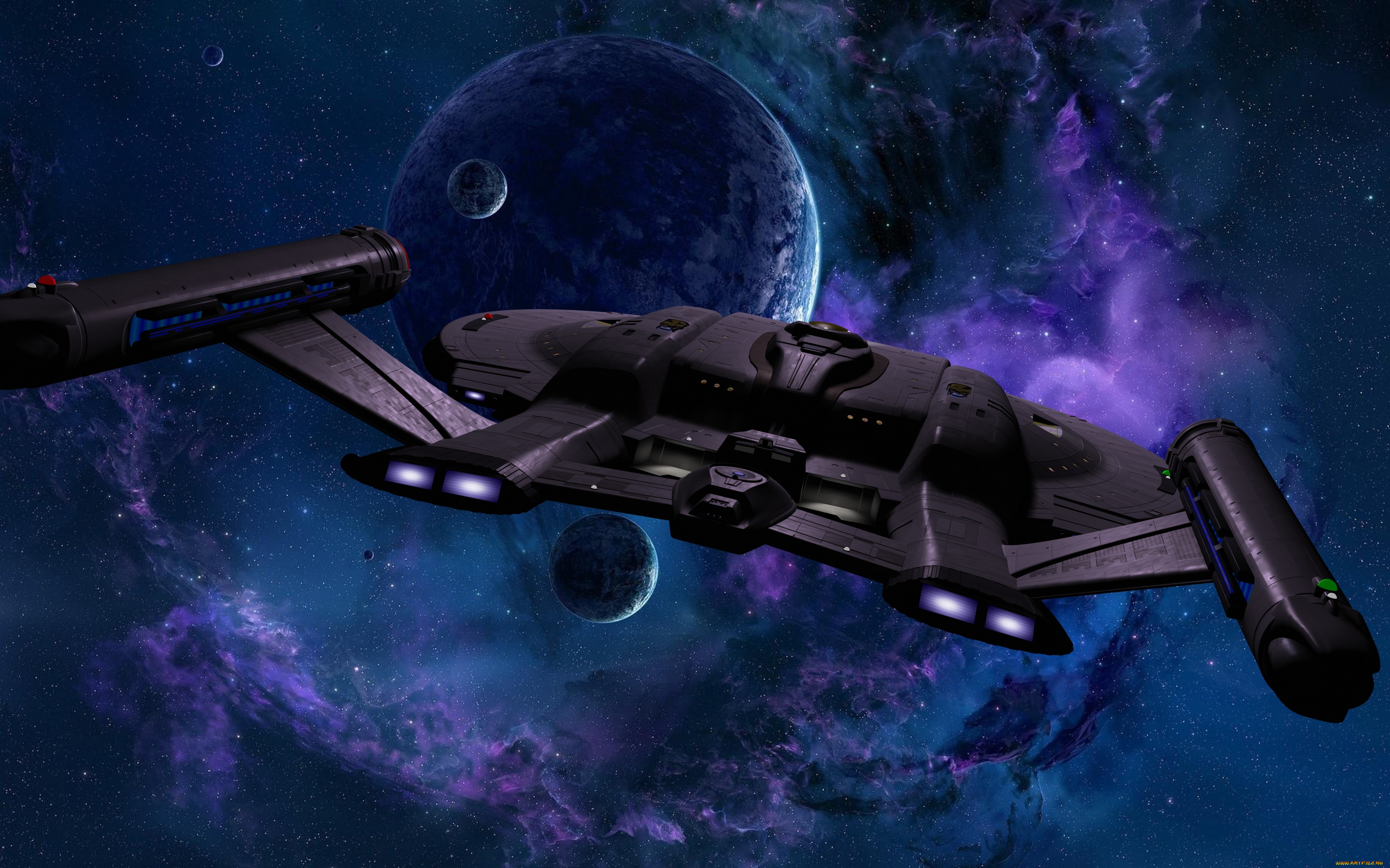 космос, арт, космический, корабль, вселенная, звезды