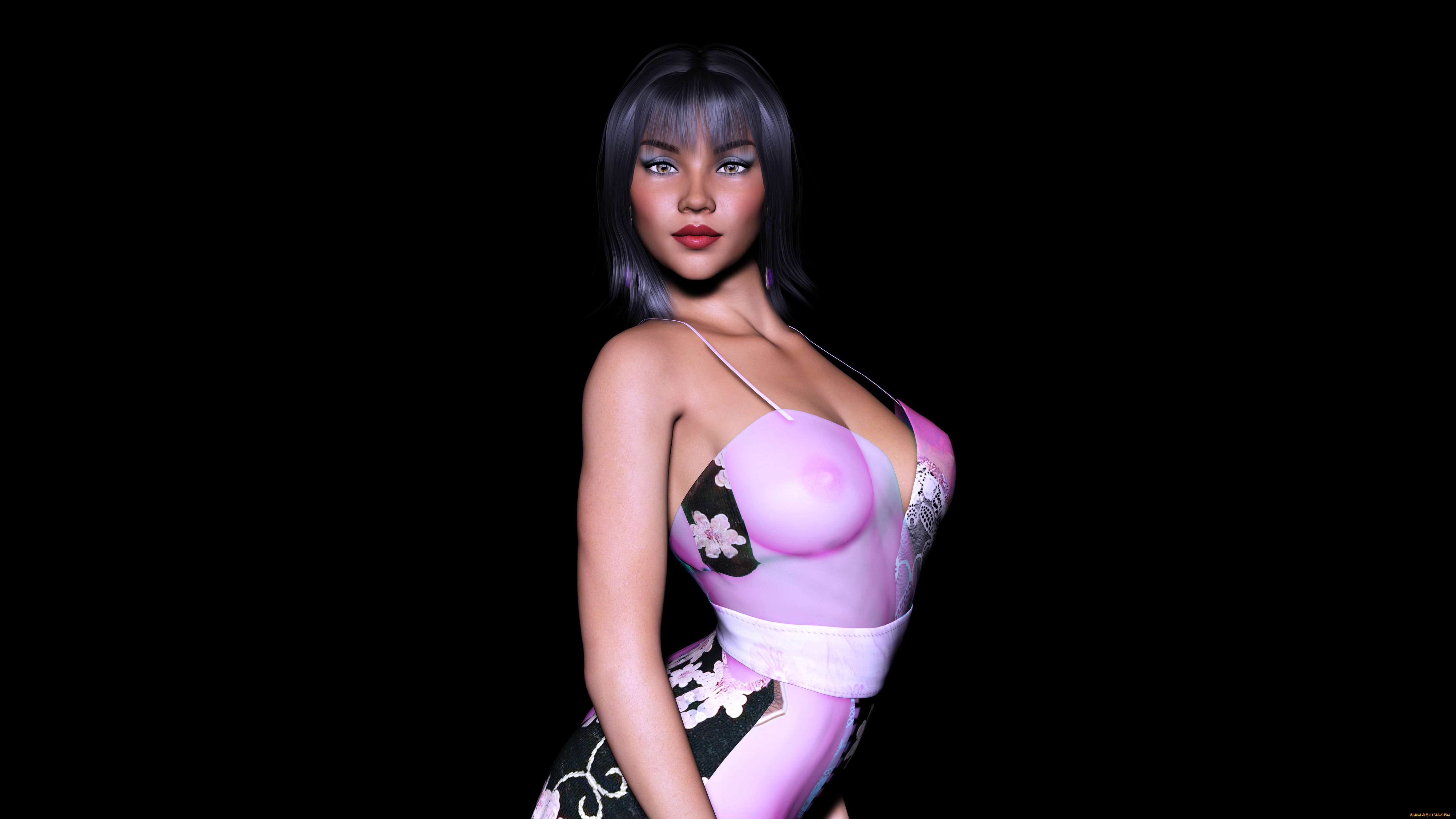 3д, графика, люди, , people, фон, взгляд, девушка