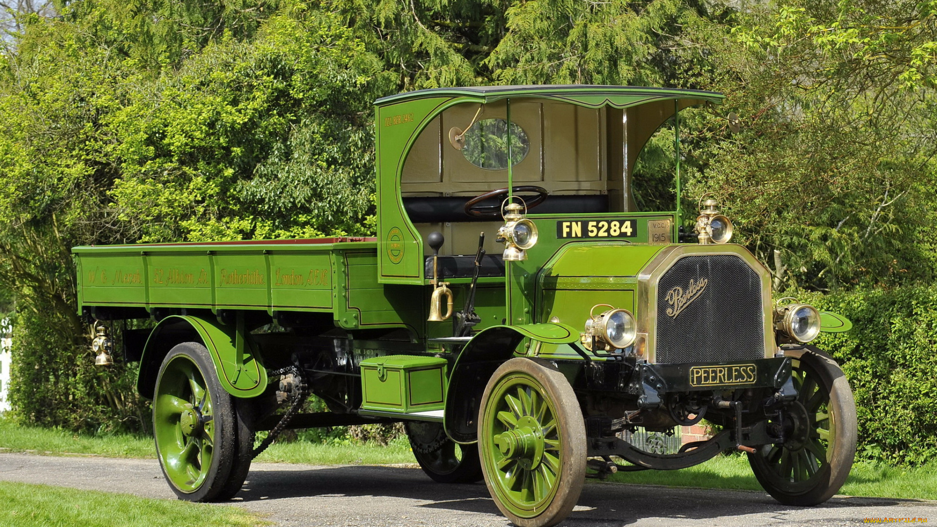 автомобили, классика, 1915г, lorry, type, tc4, peerless