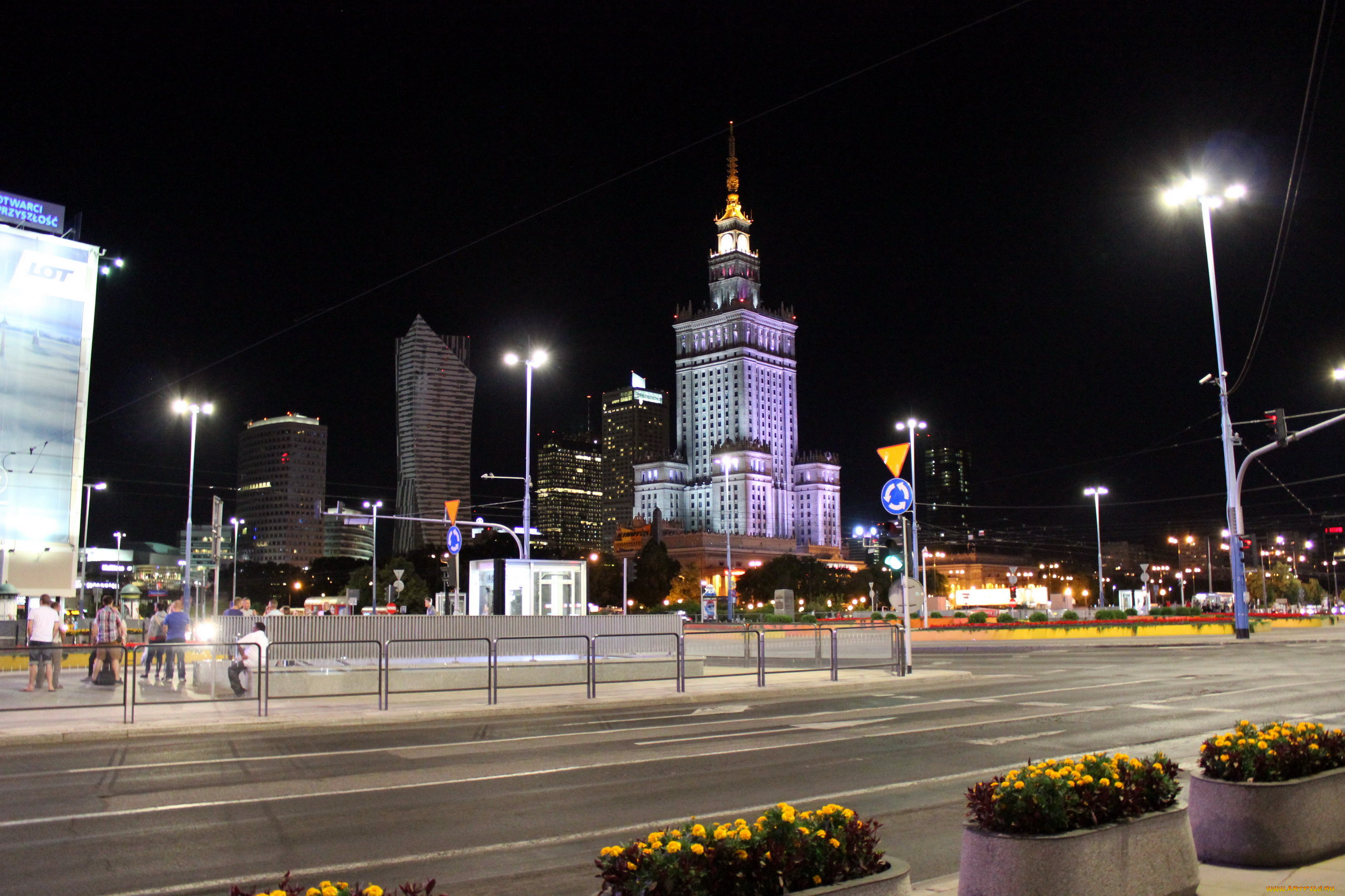 города, берлин, , германия, вечер