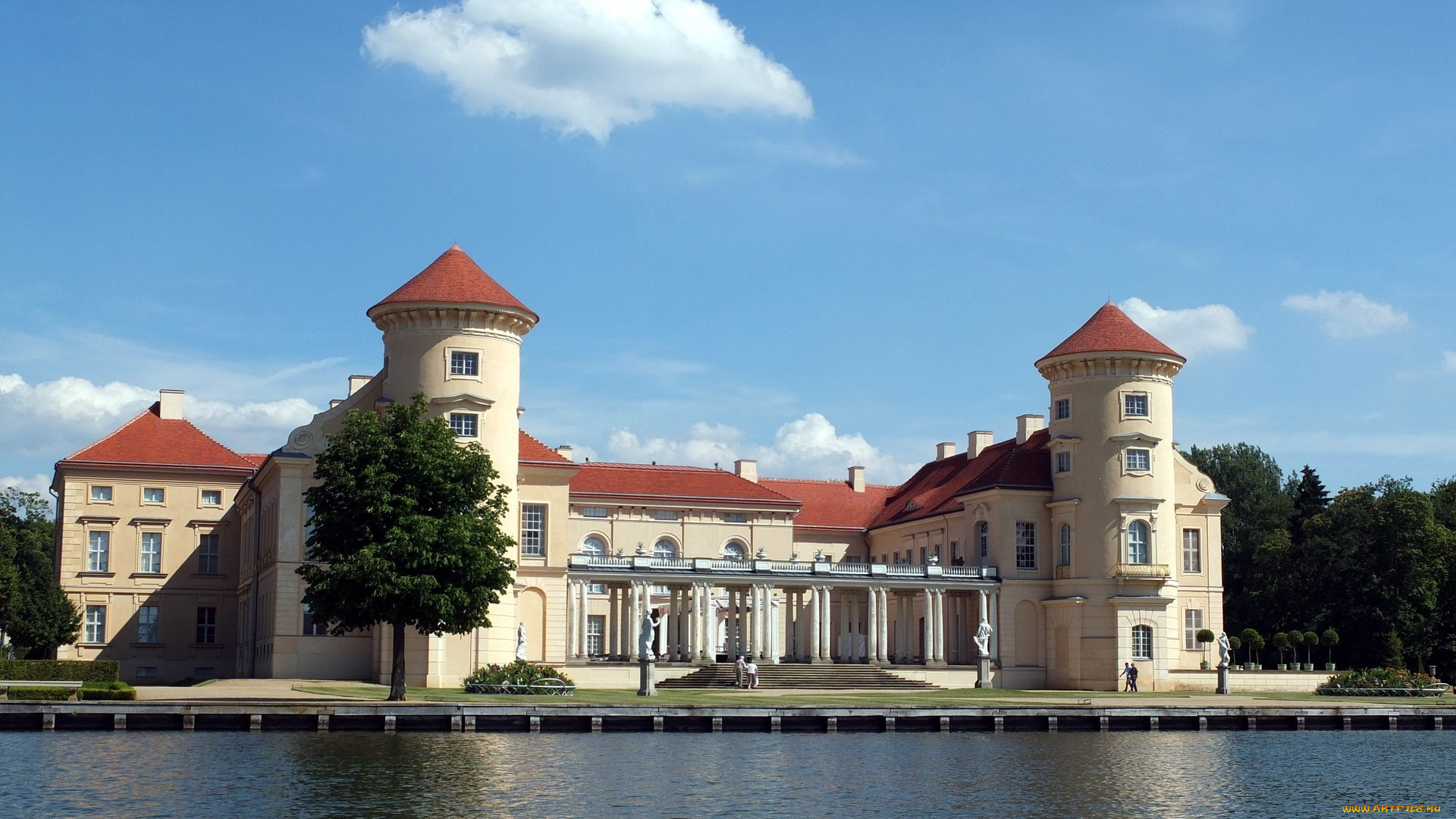 rheinsberg, castle, города, замки, германии, rheinsberg, castle