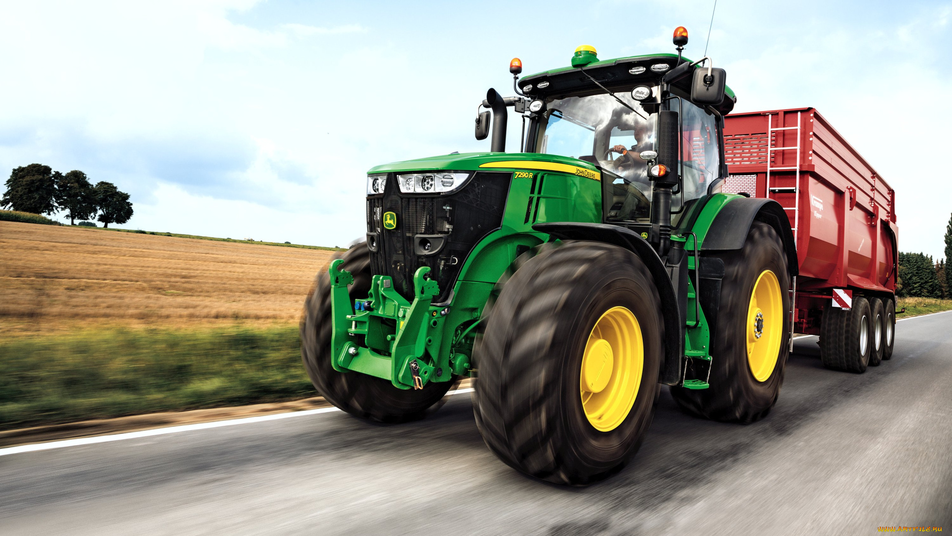 техника, тракторы, john, deere