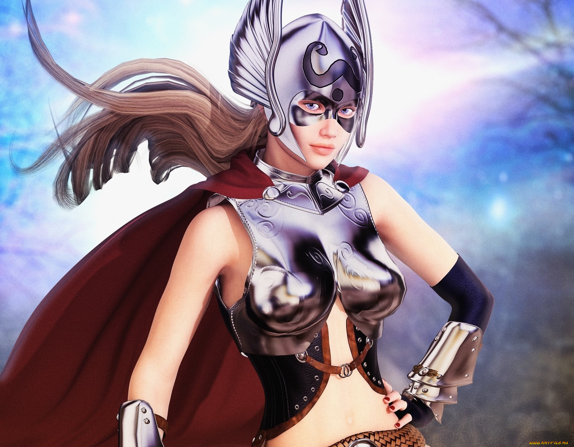 3д, графика, люди, , people, девушка, фон, взгляд