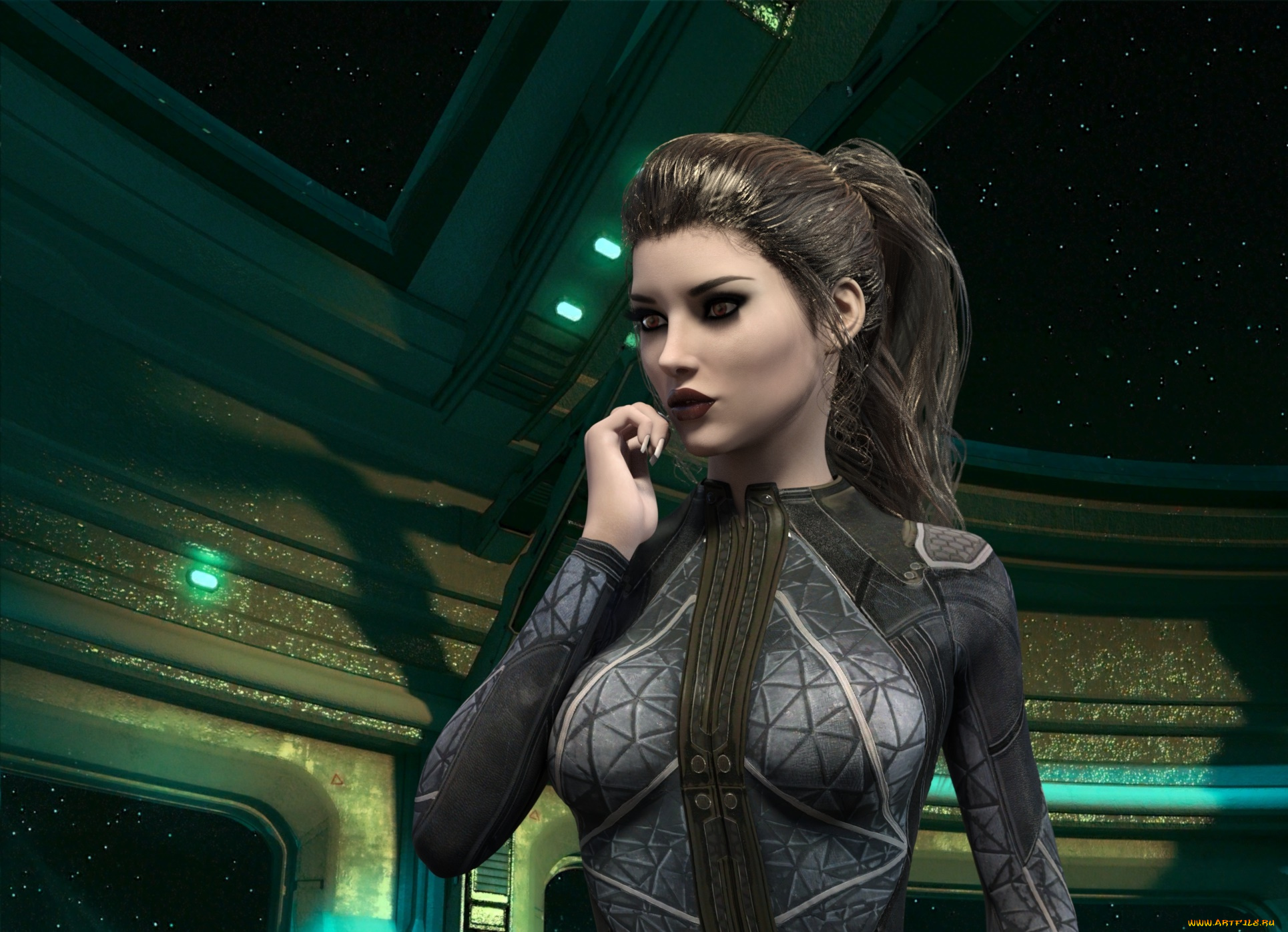 3д, графика, люди, , people, девушка, фон, взгляд