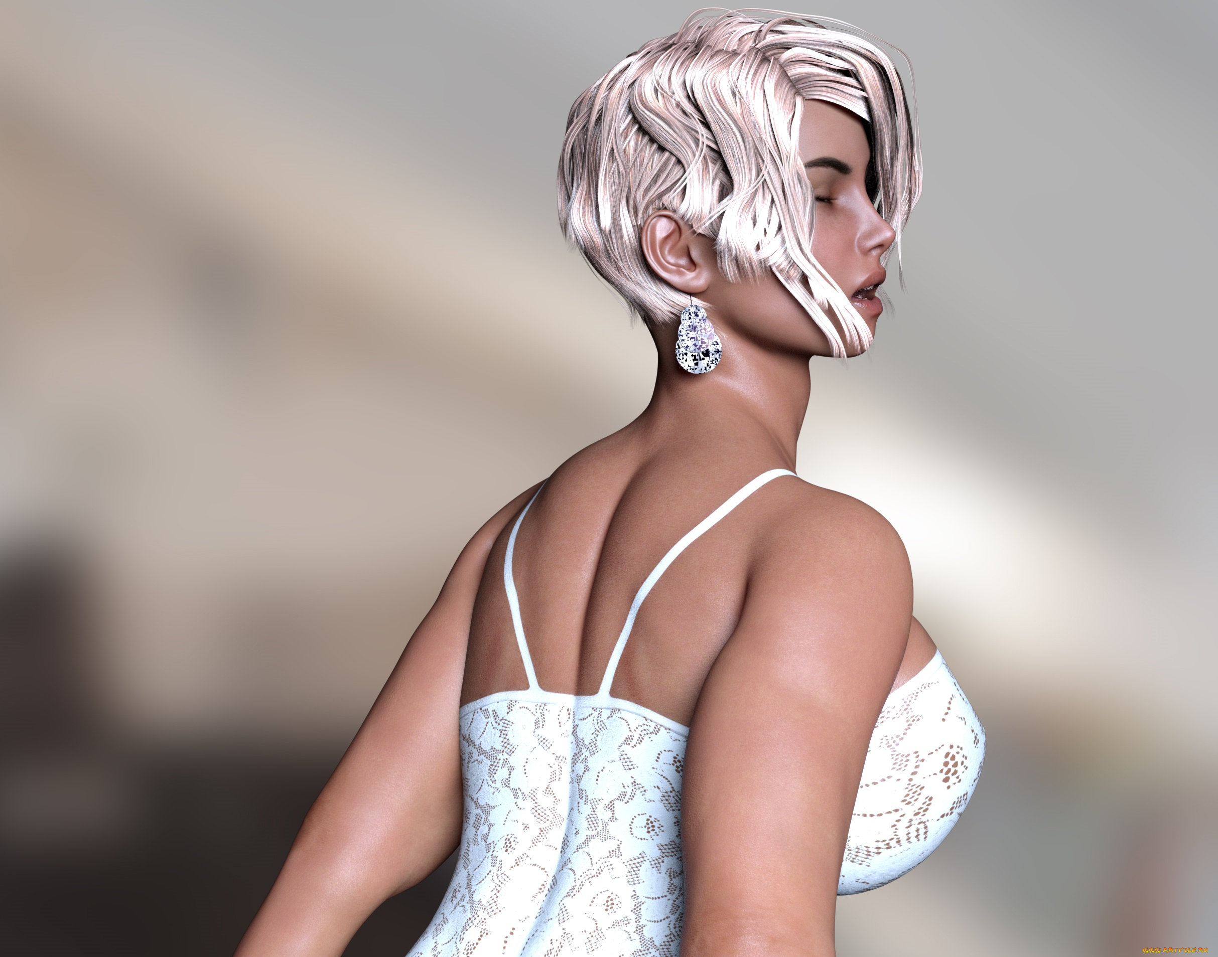 3д, графика, люди, , people, фон, взгляд, девушка