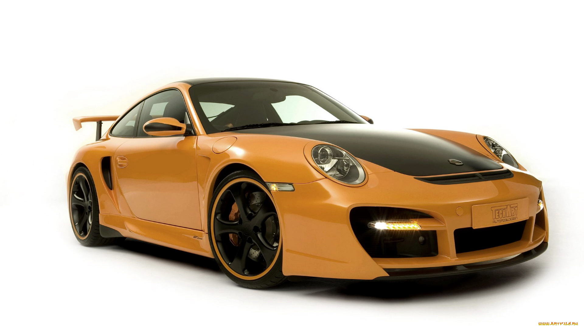 автомобили, porsche, желтый, порше