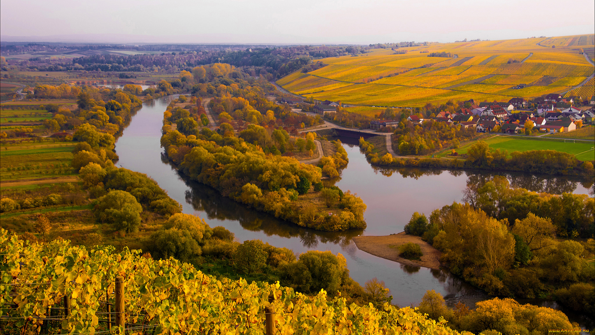 города, -, пейзажи, простор