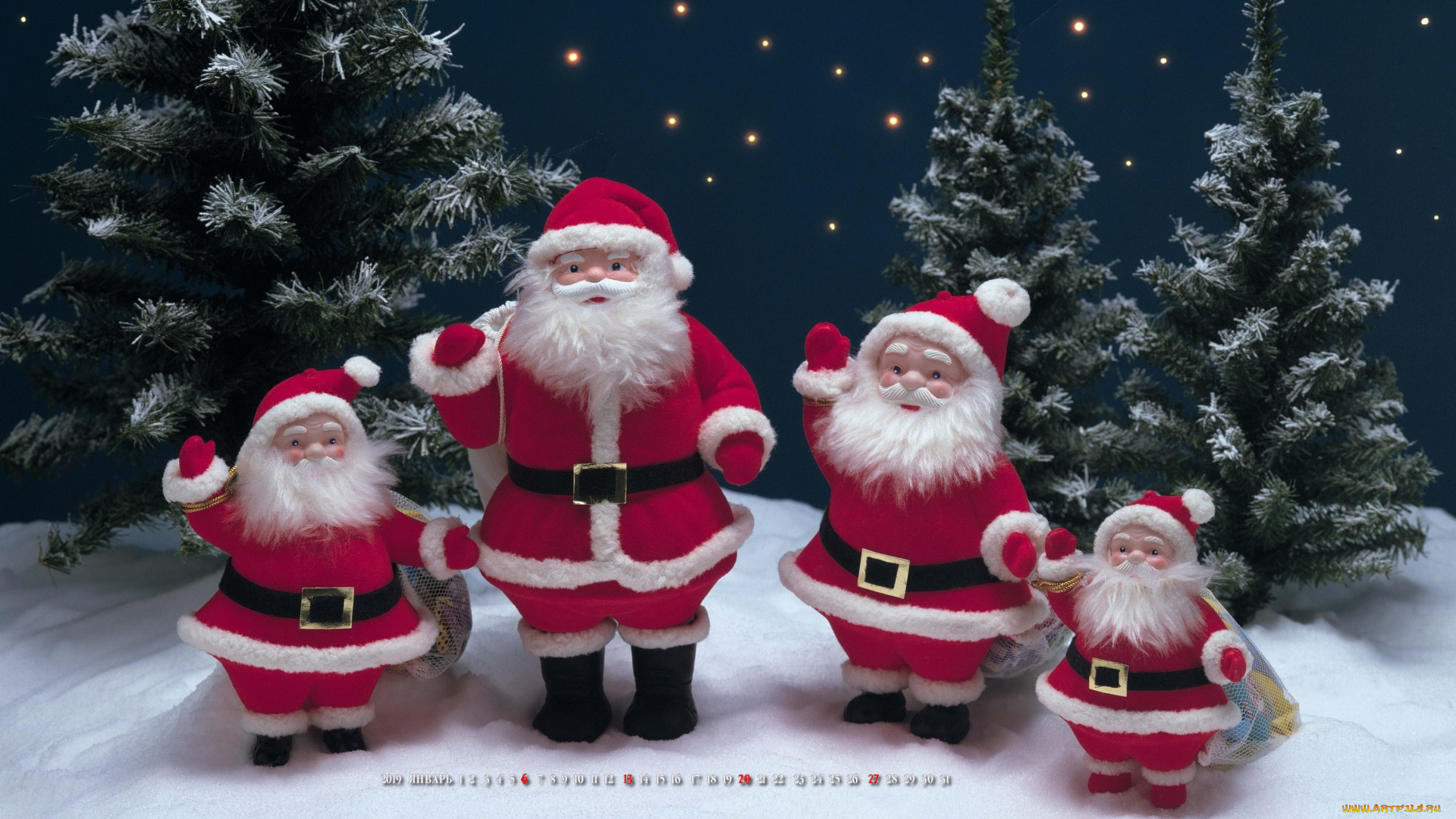 календари, праздники, , салюты, зима, снег, елка, санта, клаус