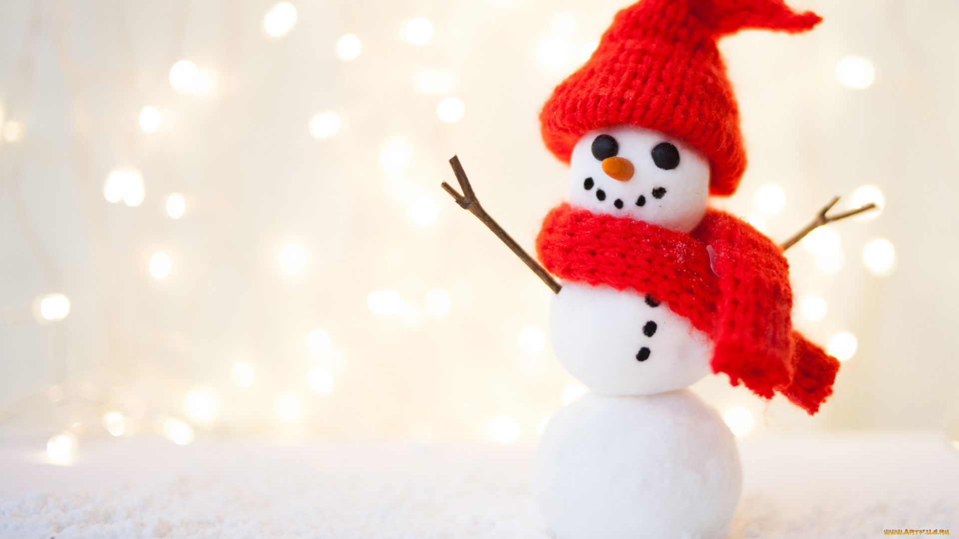 праздничные, снеговики, снеговик, фон, шарф, шапка