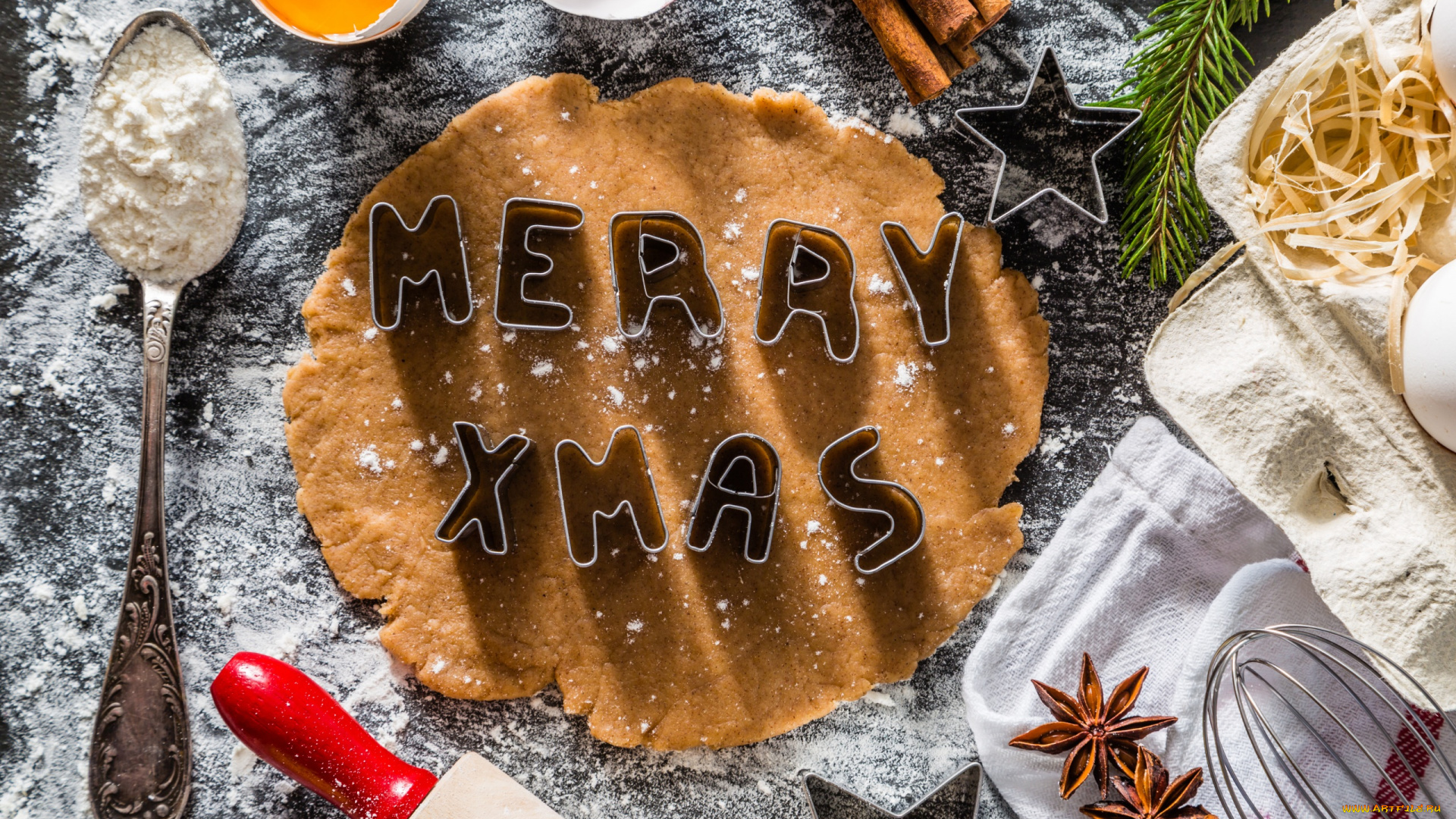 праздничные, угощения, стол, мука