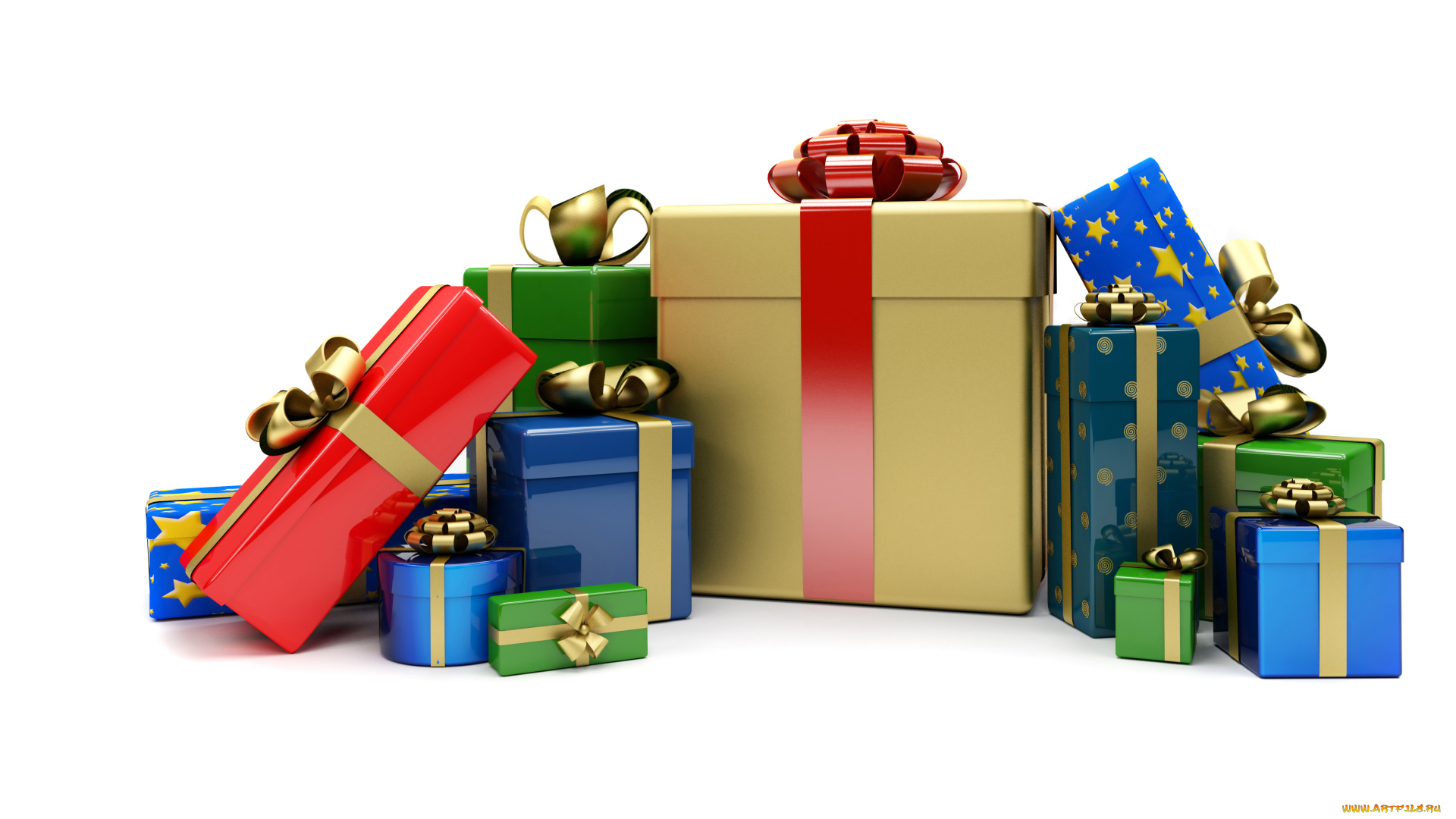 праздничные, векторная, графика, , новый, год, подарки, фон