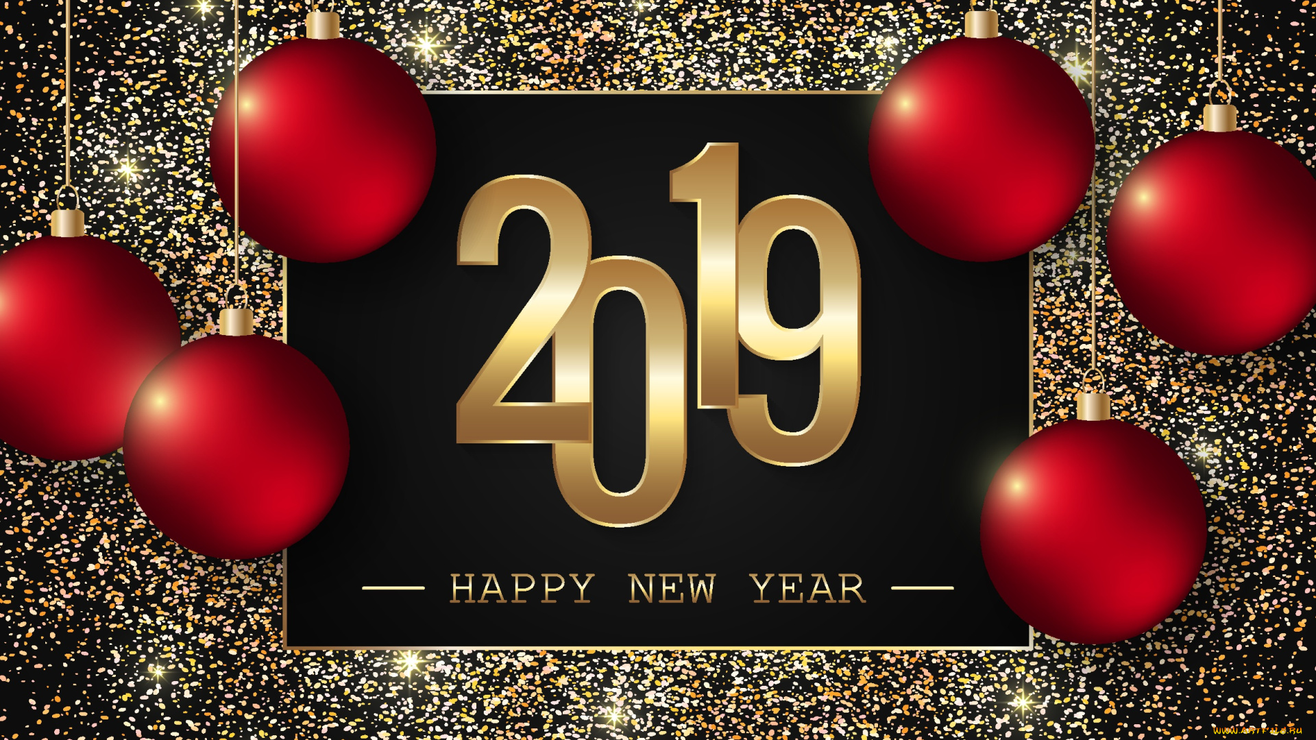 праздничные, векторная, графика, , новый, год, цифры, новый, год, фон