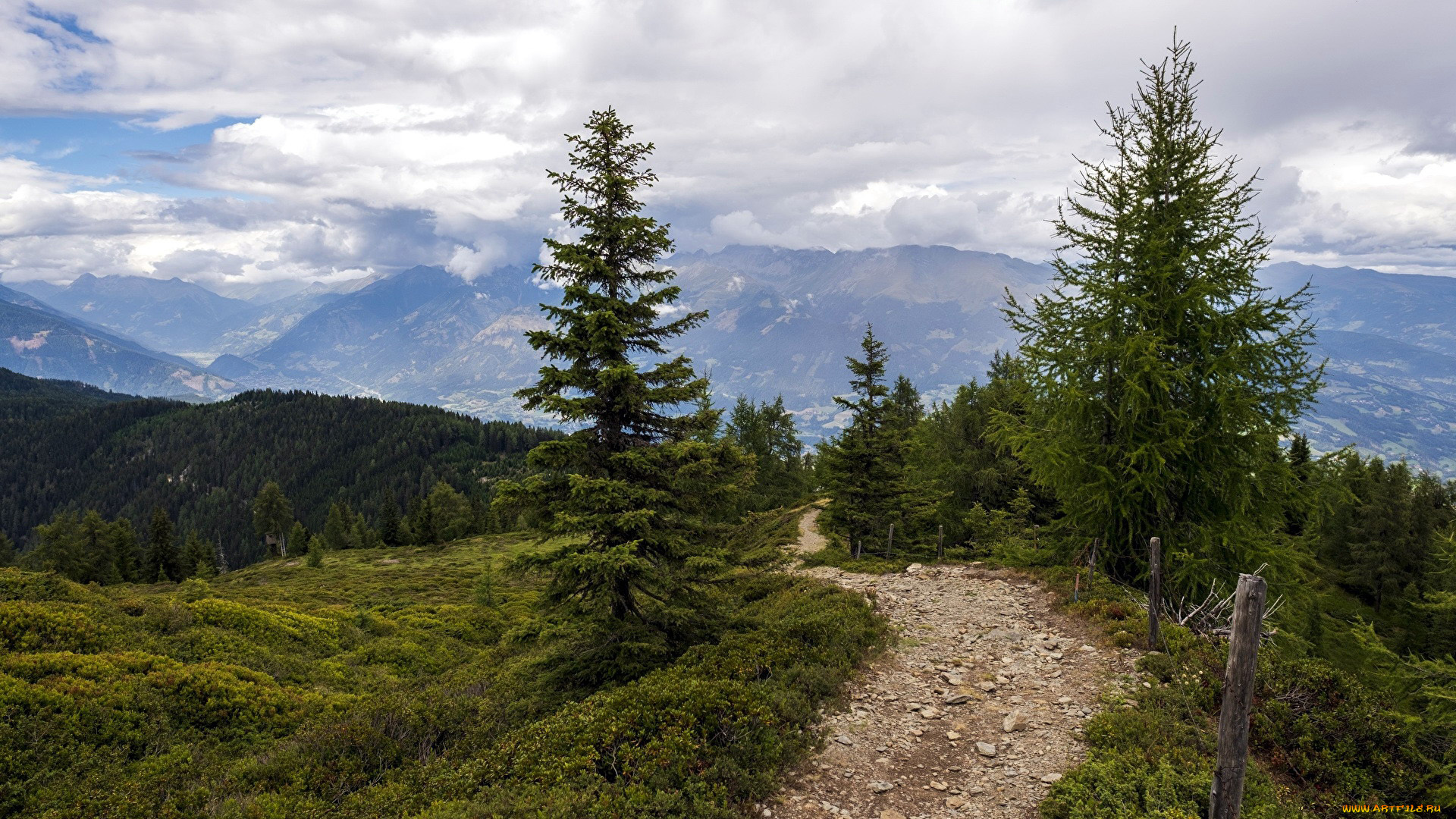 природа, дороги, дорога, горная