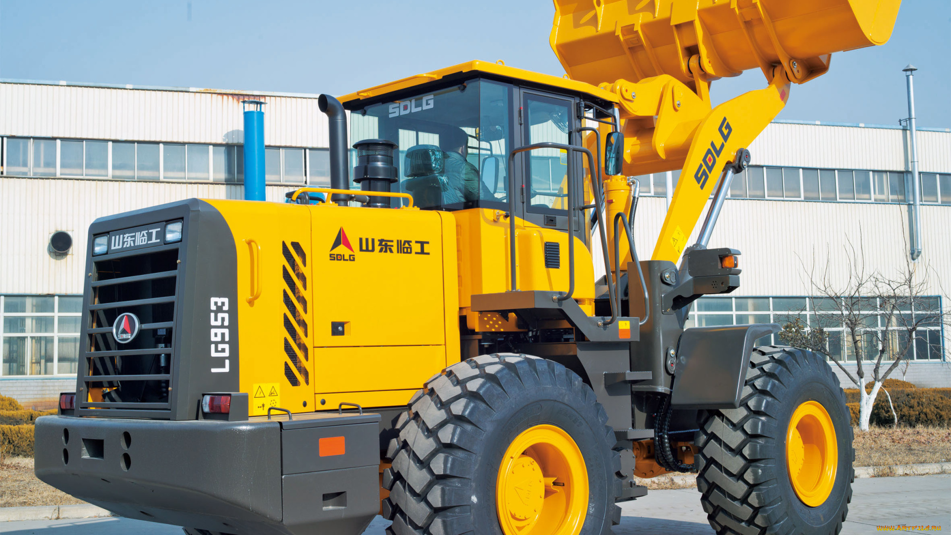 техника, фронтальные, погрузчики, sdlg