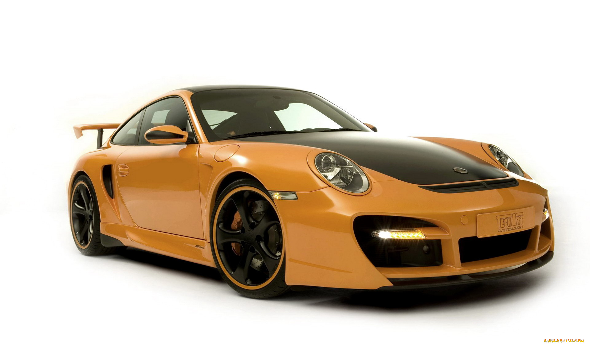 автомобили, porsche, желтый, порше