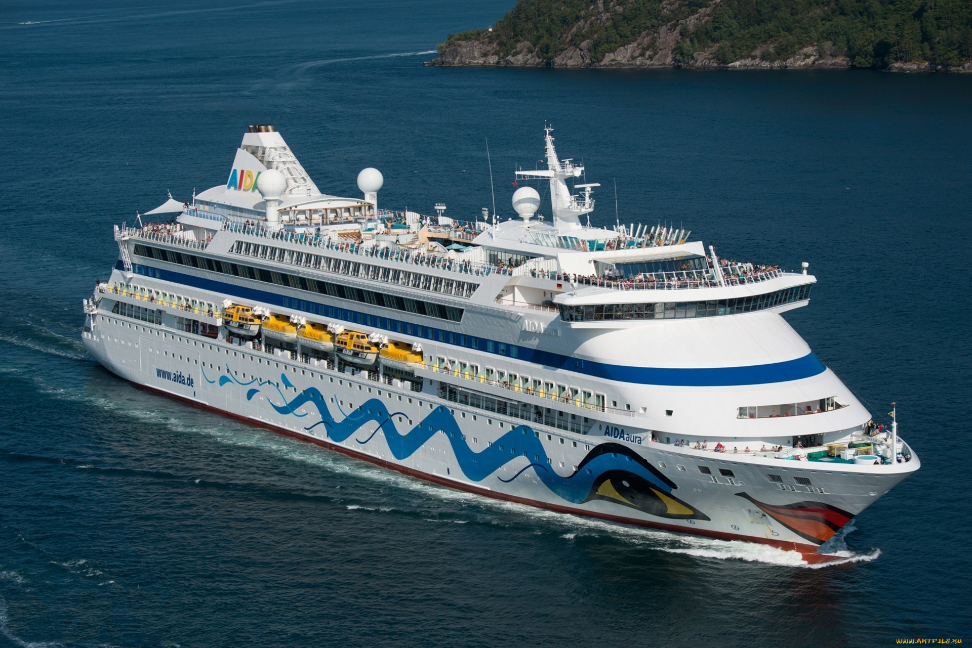 aidaaura, корабли, лайнеры, лайнер, круиз