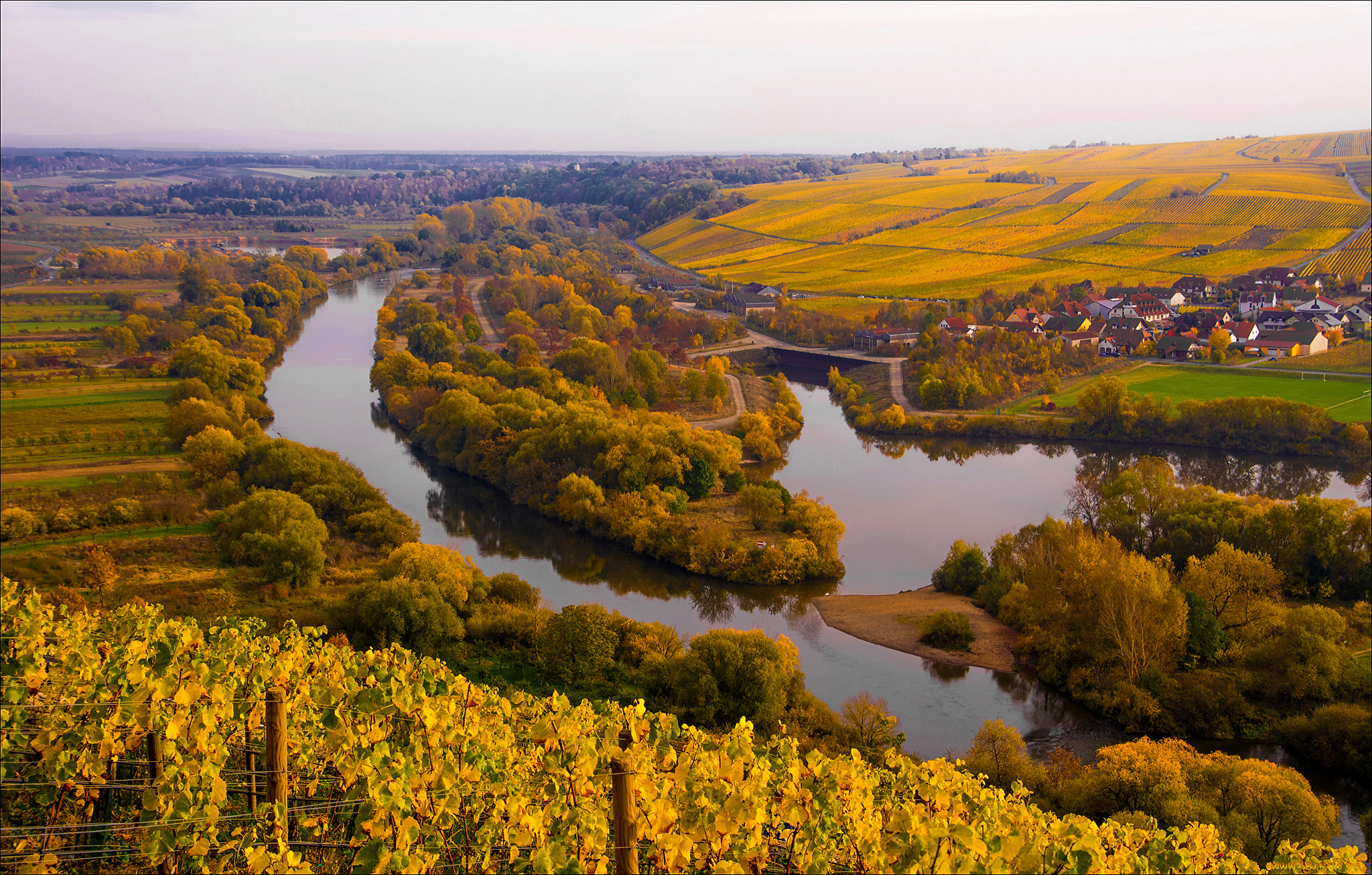 города, -, пейзажи, простор