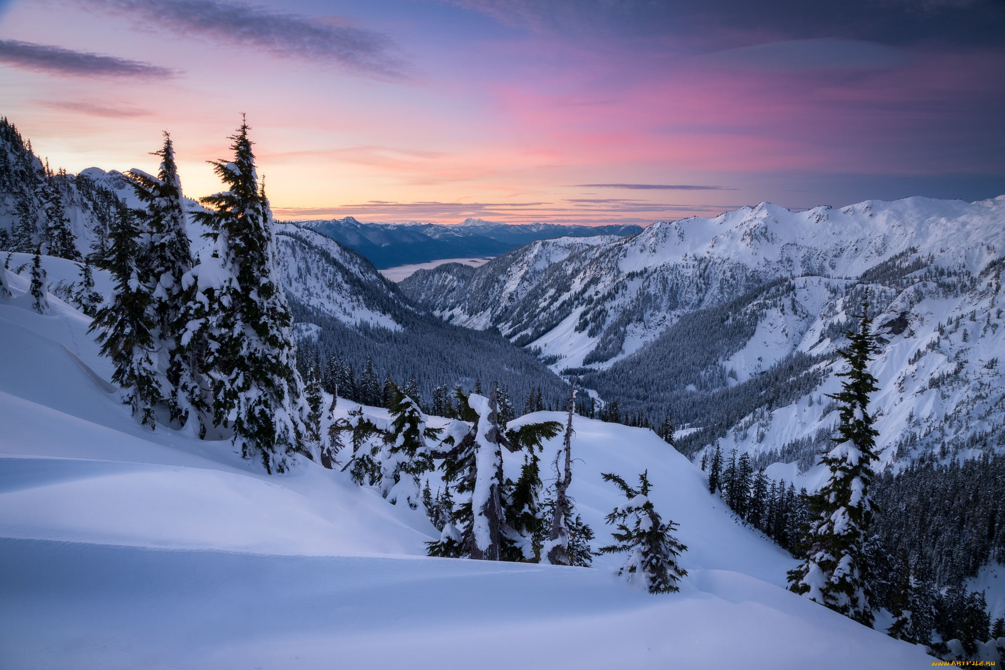 природа, горы, простор