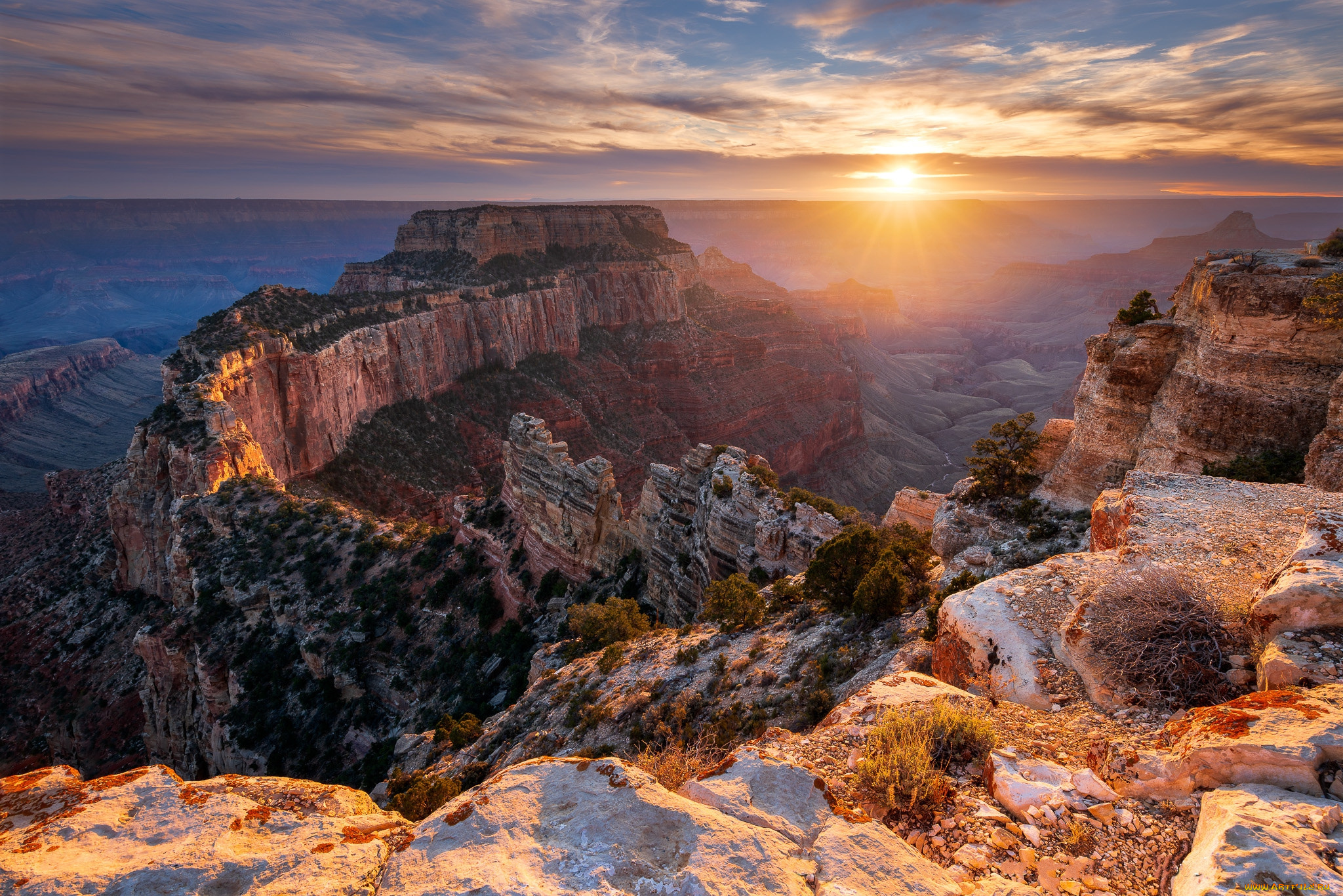 природа, восходы, закаты, простор