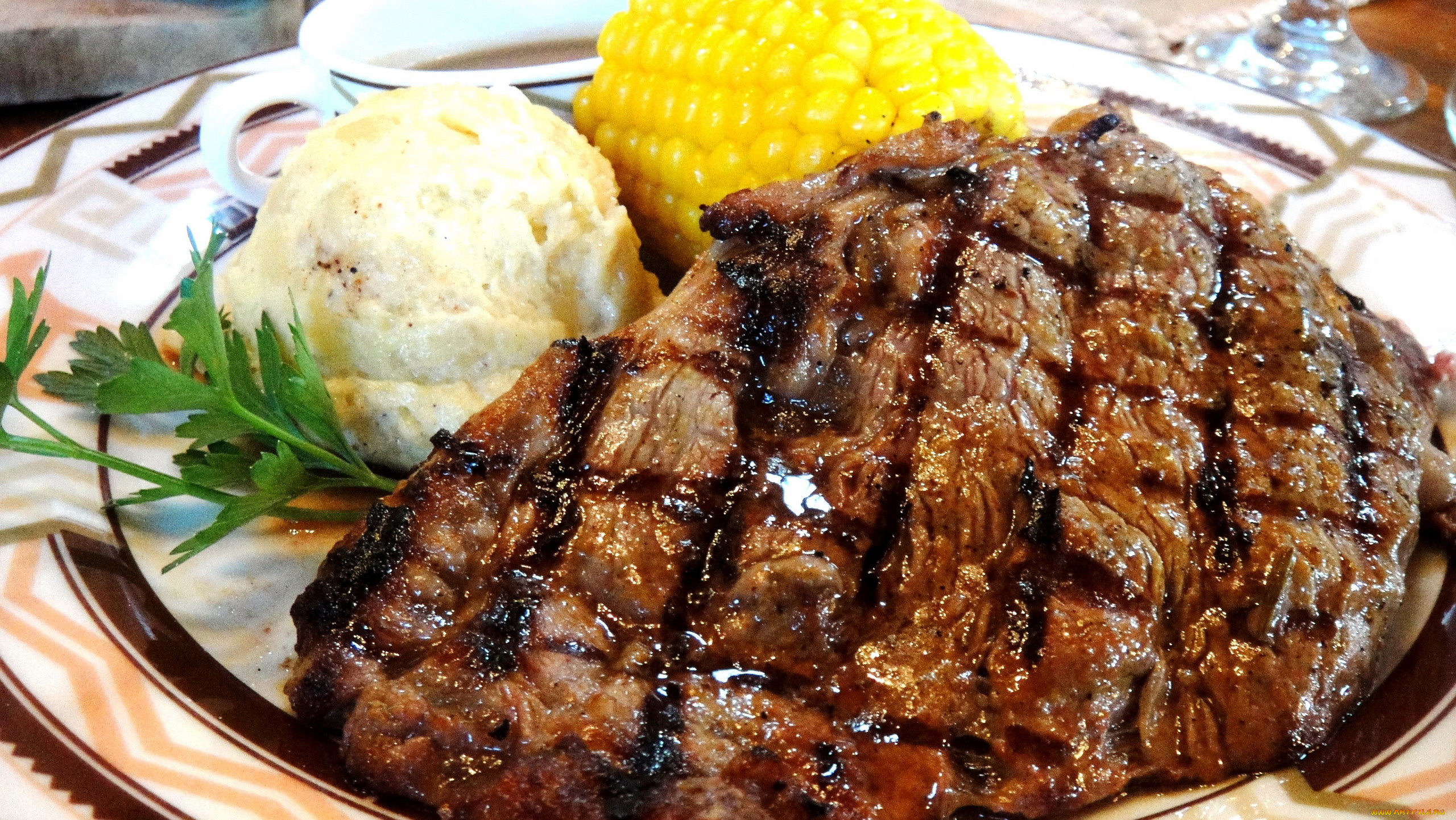 еда, мясные, блюда, стейк